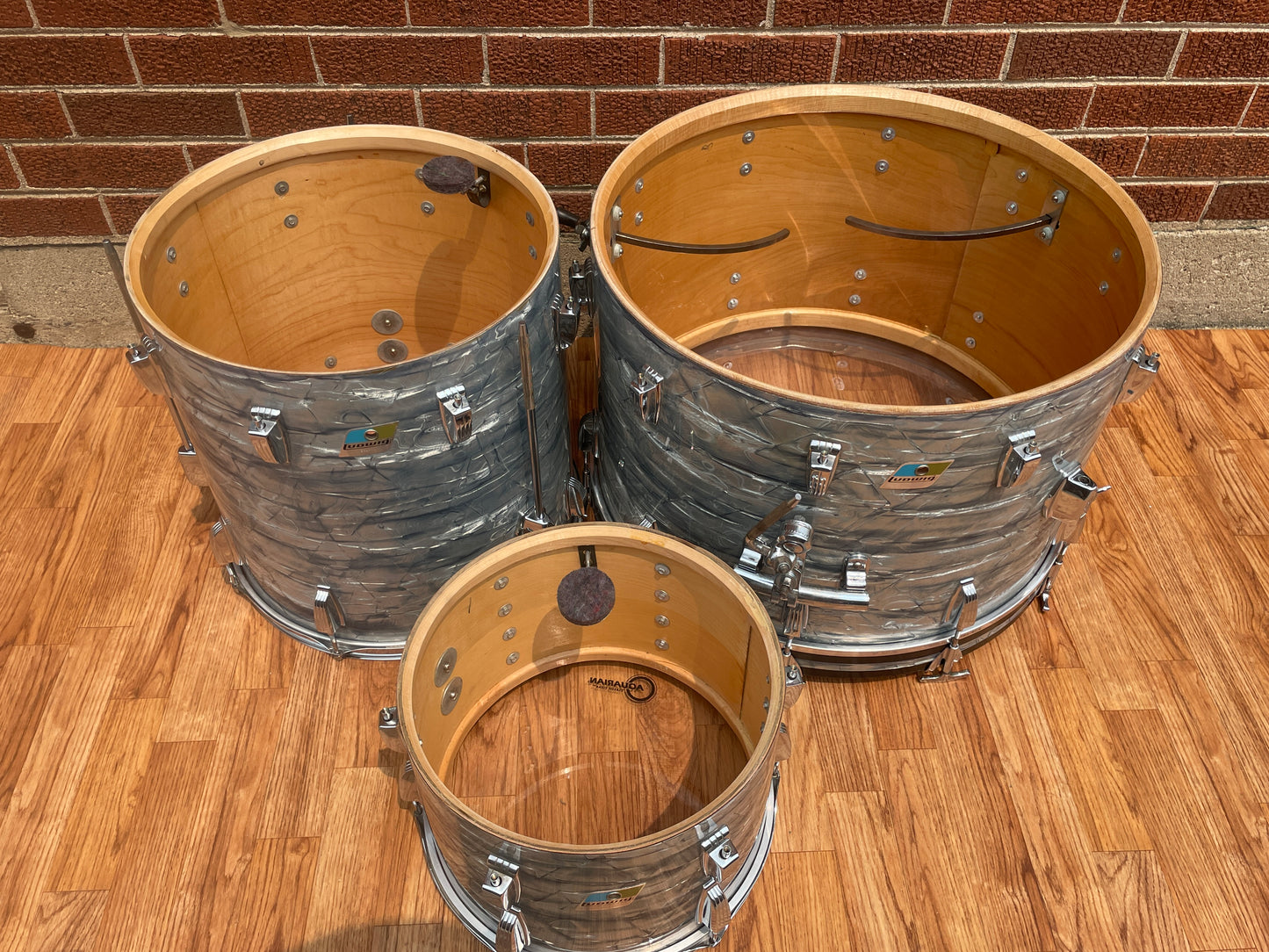 1970s Ludwig Super Classic Drum Set Sky Blue Pearl 22/13/16