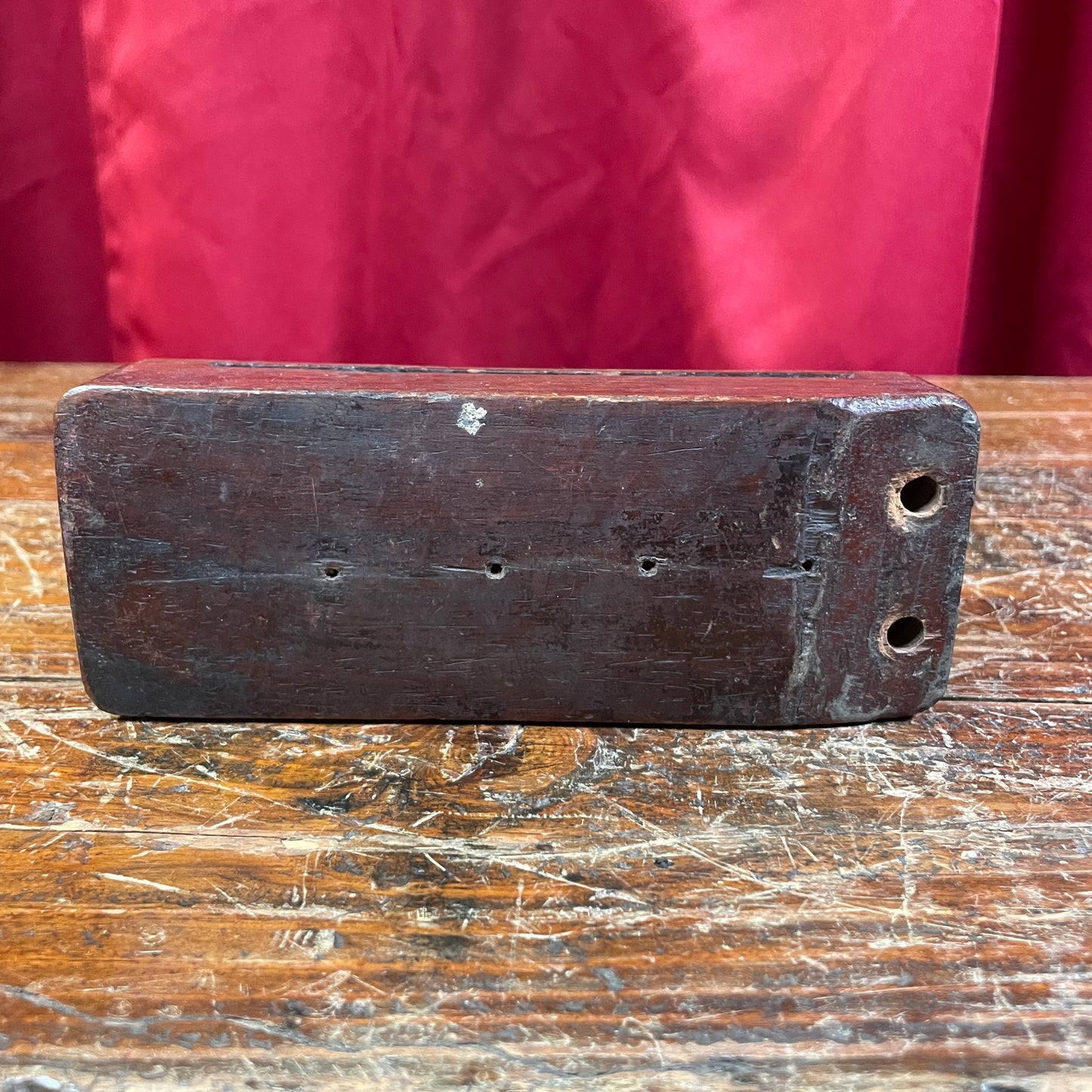 1950s Slingerland Cowbell and Wood Block Set w/ Nickel Shur-Grip Combination Holder