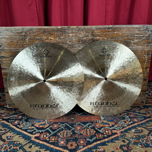 15" Istanbul Agop Mantra Cindy Blackman Santana Hi-Hat Cymbal Pair 986g/1180g *Video Demo*