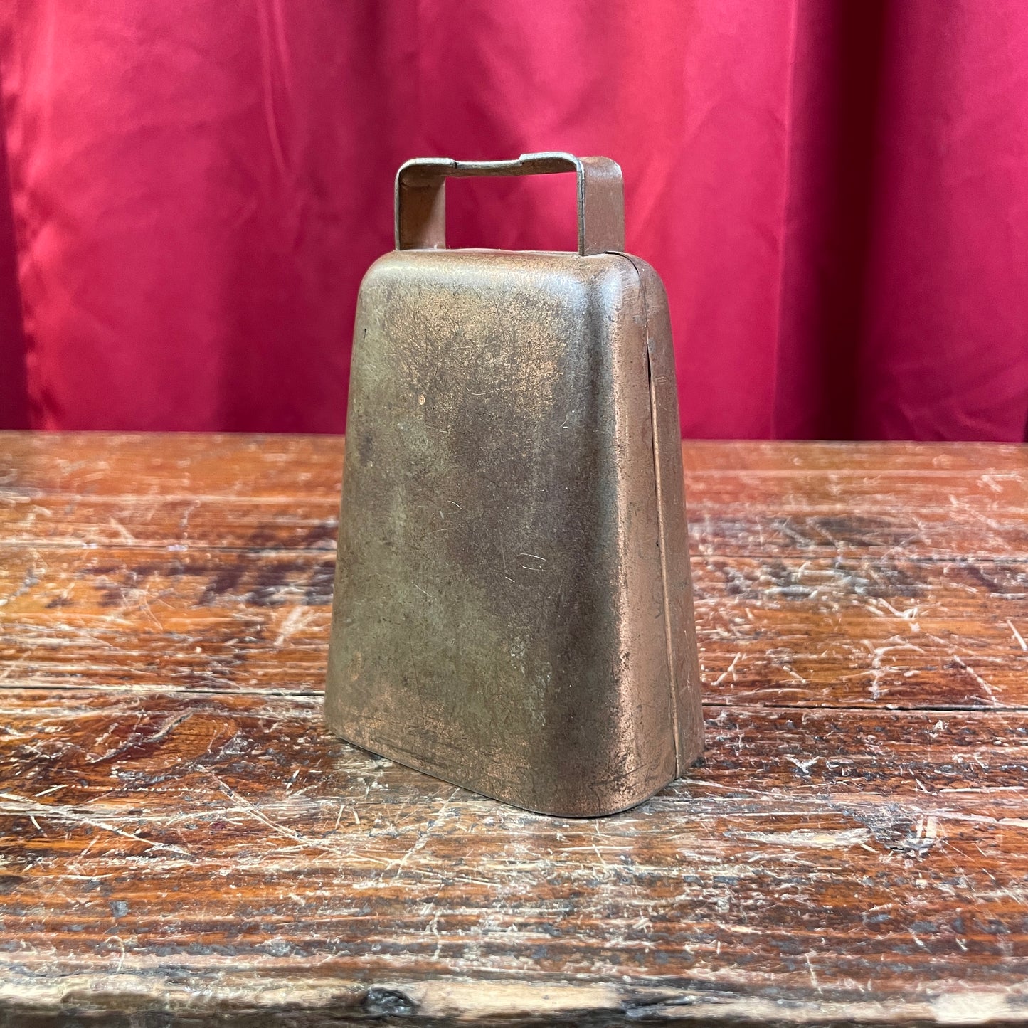 1950s Slingerland Cowbell and Wood Block Set w/ Nickel Shur-Grip Combination Holder