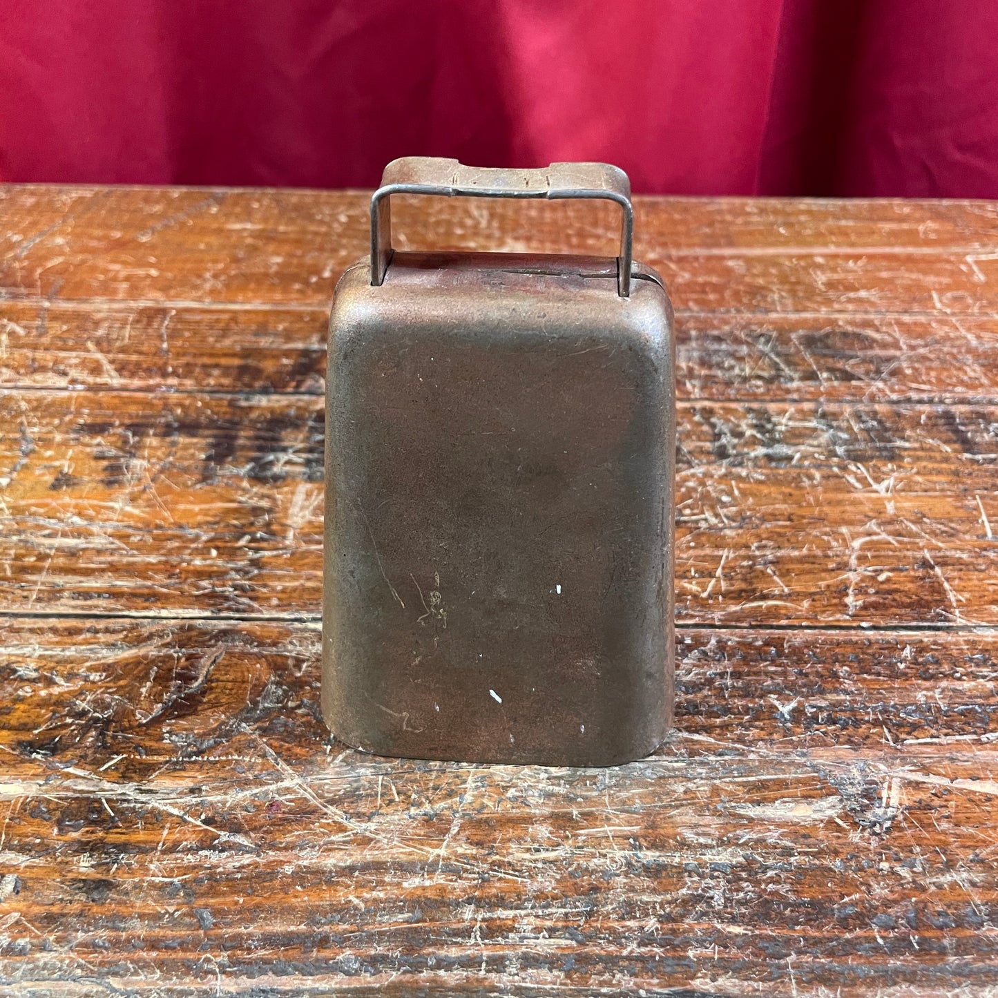 1950s Slingerland Cowbell and Wood Block Set w/ Nickel Shur-Grip Combination Holder