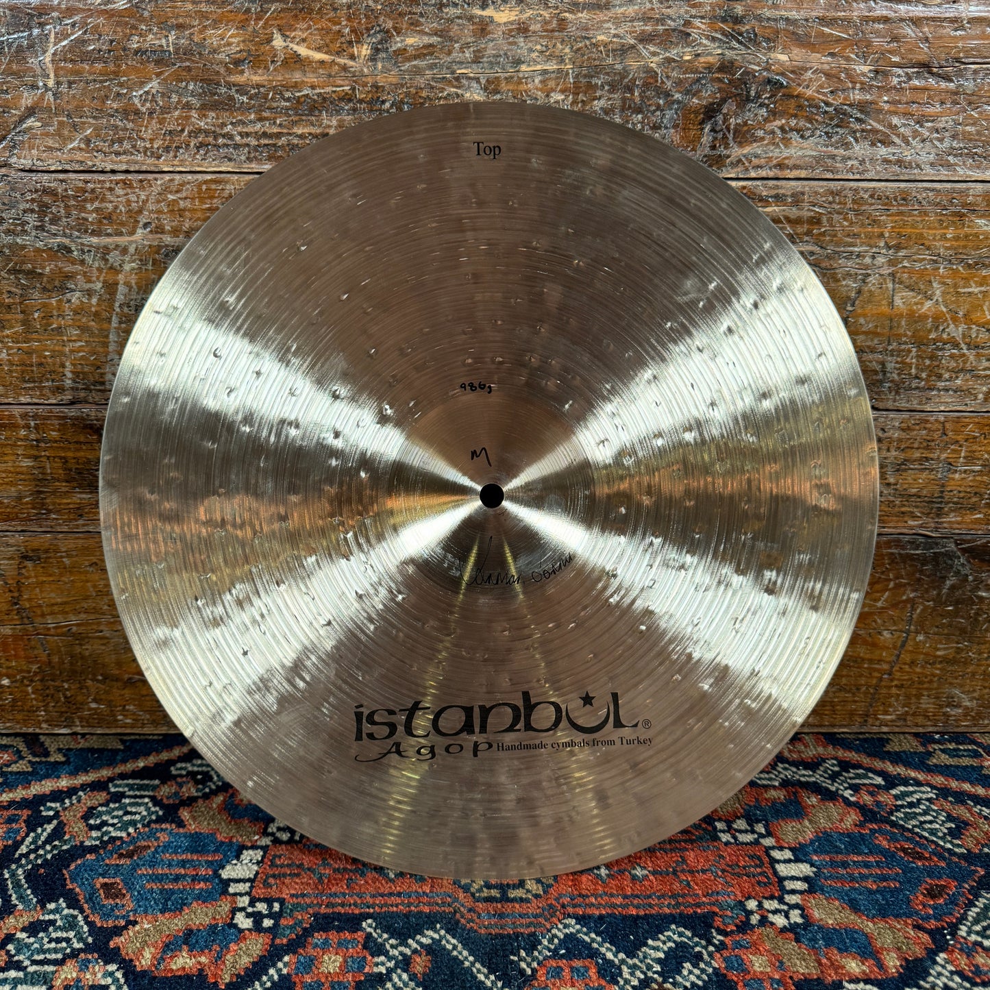 15" Istanbul Agop Mantra Cindy Blackman Santana Hi-Hat Cymbal Pair 986g/1180g *Video Demo*