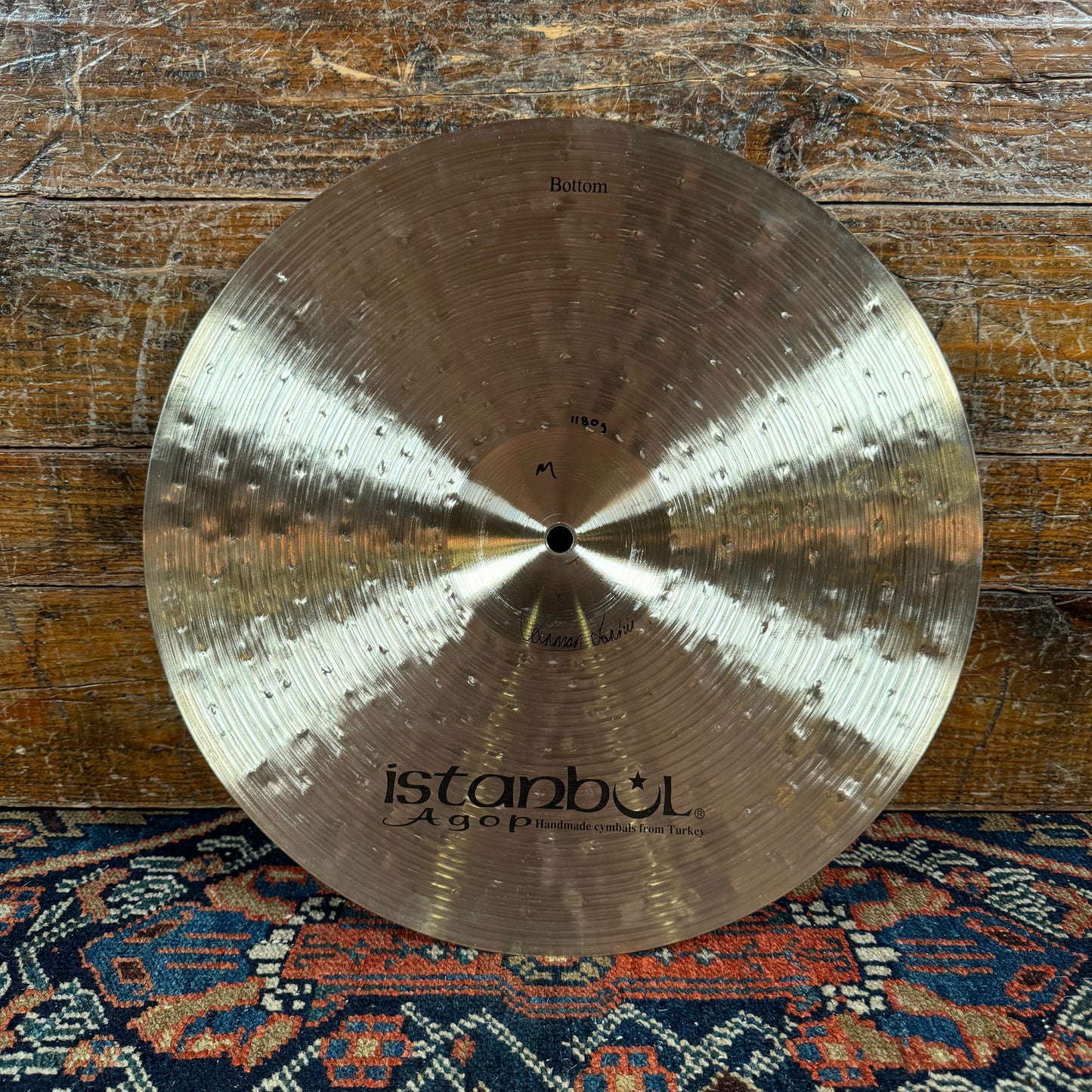 15" Istanbul Agop Mantra Cindy Blackman Santana Hi-Hat Cymbal Pair 986g/1180g *Video Demo*