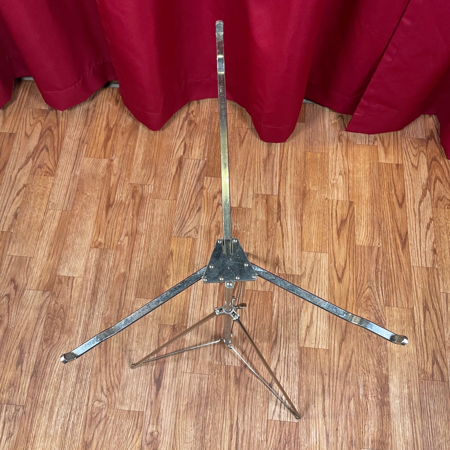 1930s Leedy No. 7260 Nickel Snare Drum Stand