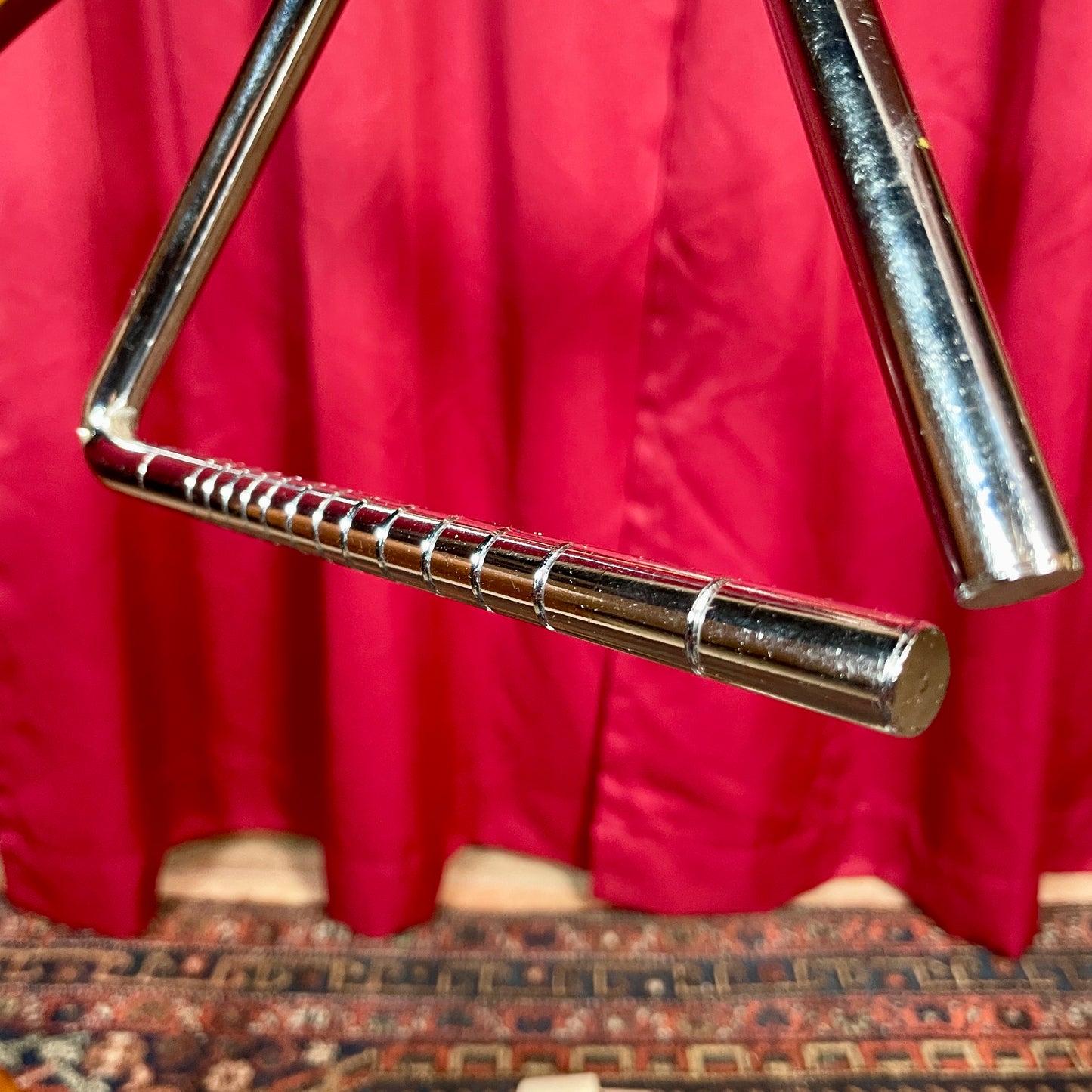 Vintage 8" Orchestral Steel Ribbed Triangle