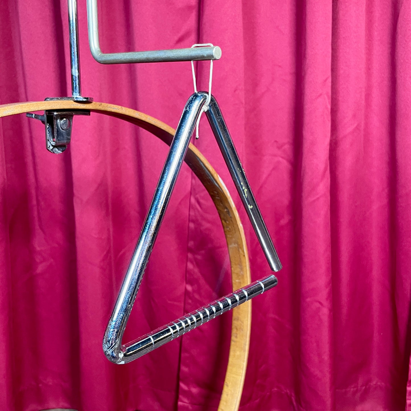 Vintage 8" Orchestral Steel Ribbed Triangle