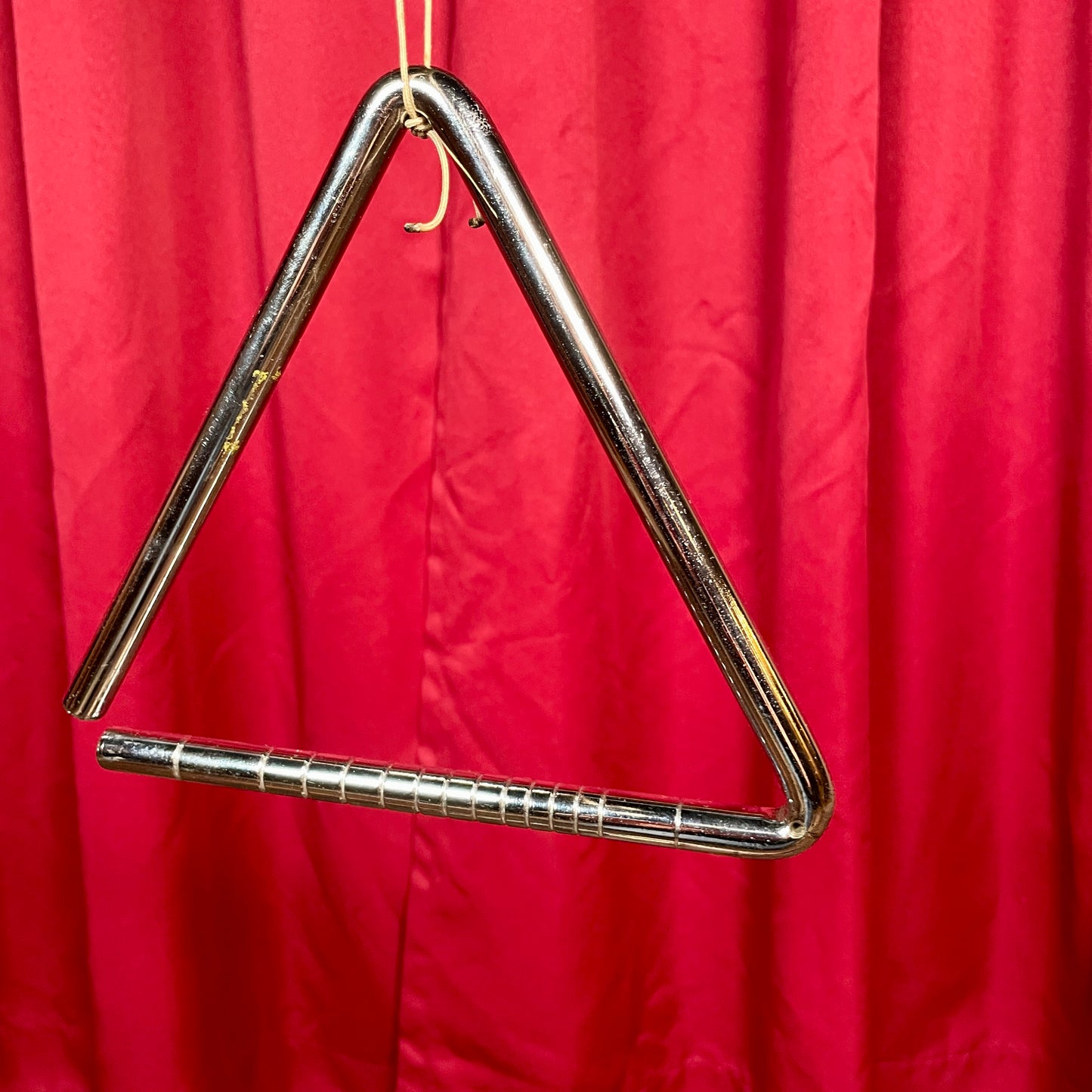 Vintage 8" Orchestral Steel Ribbed Triangle
