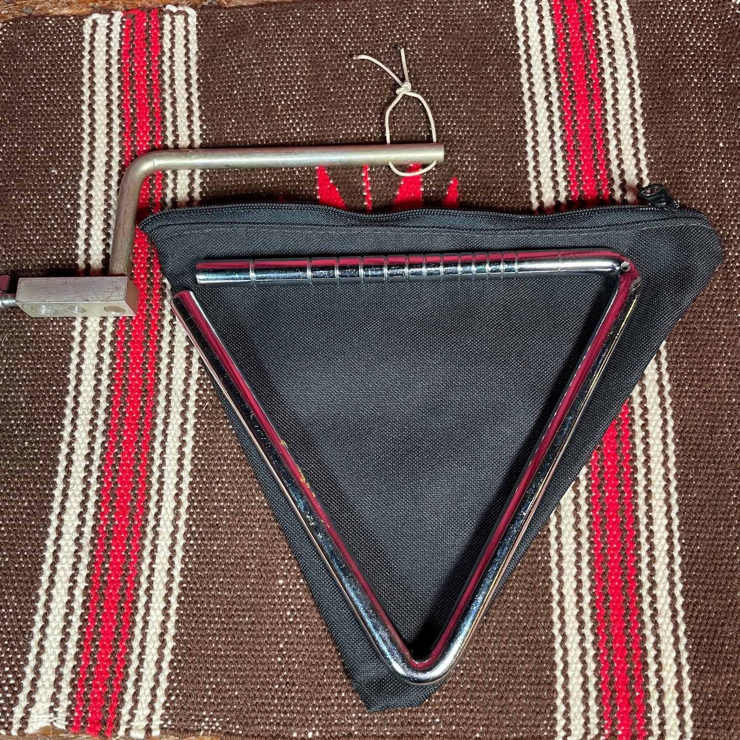 Vintage 8" Orchestral Steel Ribbed Triangle