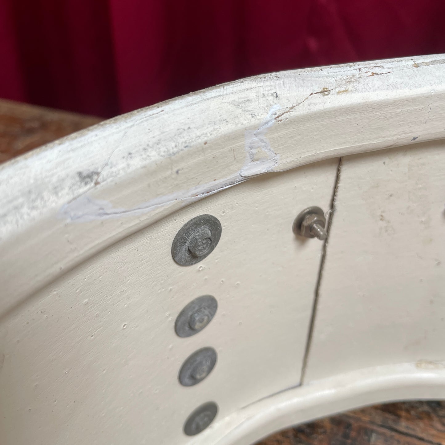 1960s Ludwig School Festival 6.5x14 Snare Drum Blue Sparkle COB