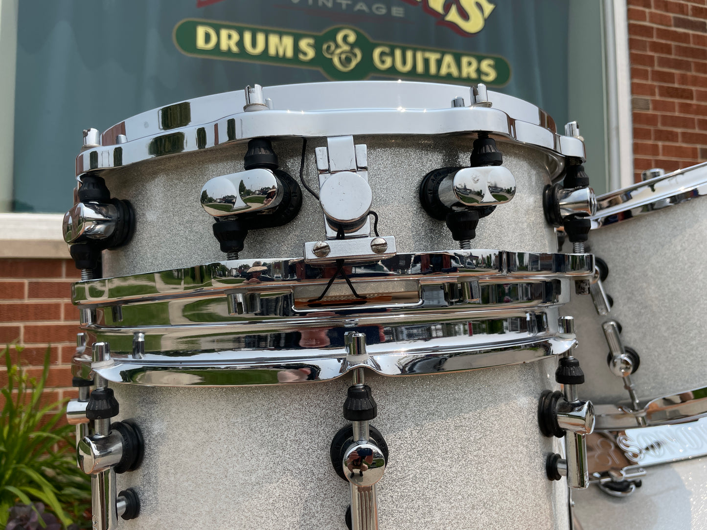 Sonor Designer Series Drum Set Maple Light White Sparkle Lacquer 18/10/12/14 w/ 4x14 Snare