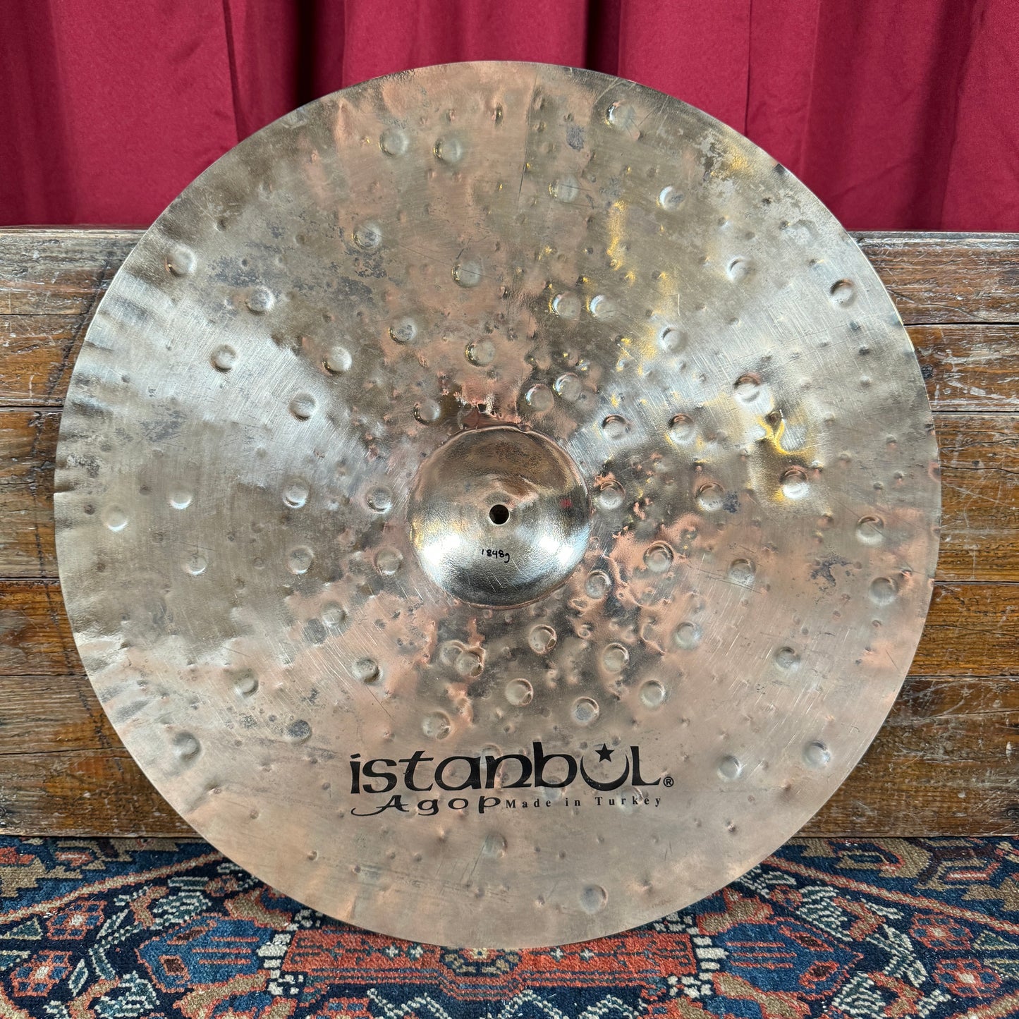 22" Istanbul Agop Xist Dry Dark Brilliant Crash Cymbal 1848g *Video Demo*