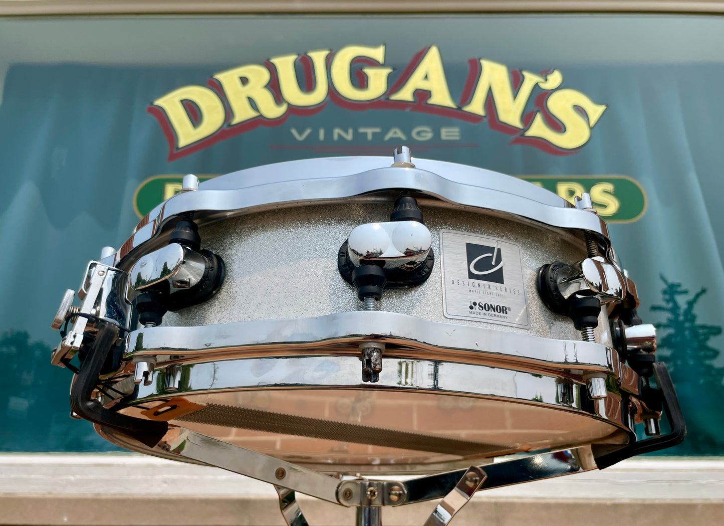 Sonor Designer Series Drum Set Maple Light White Sparkle Lacquer 18/10/12/14 w/ 4x14 Snare