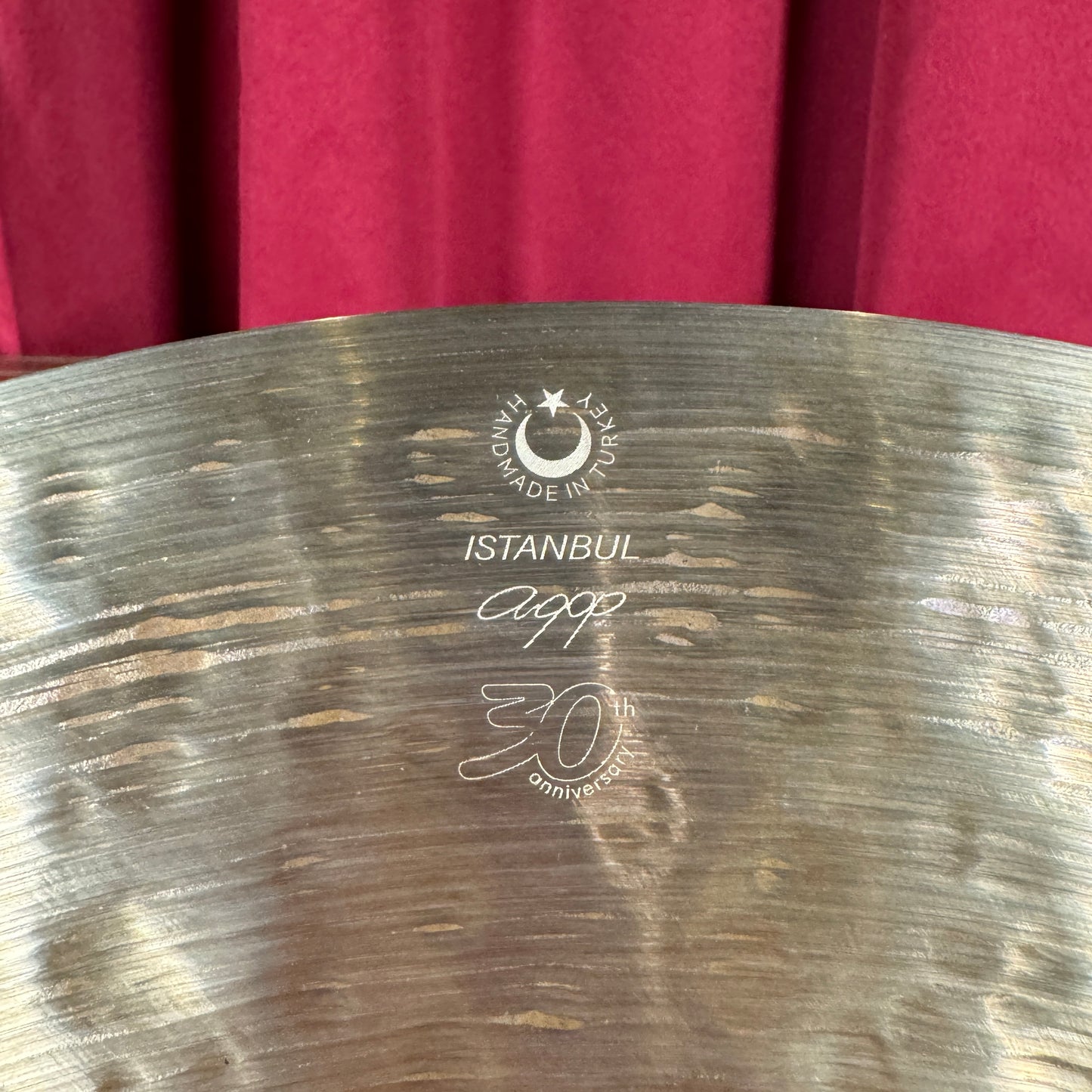20" Istanbul Agop 30th Anniversary Ride Cymbal 1906g *Video Demo*