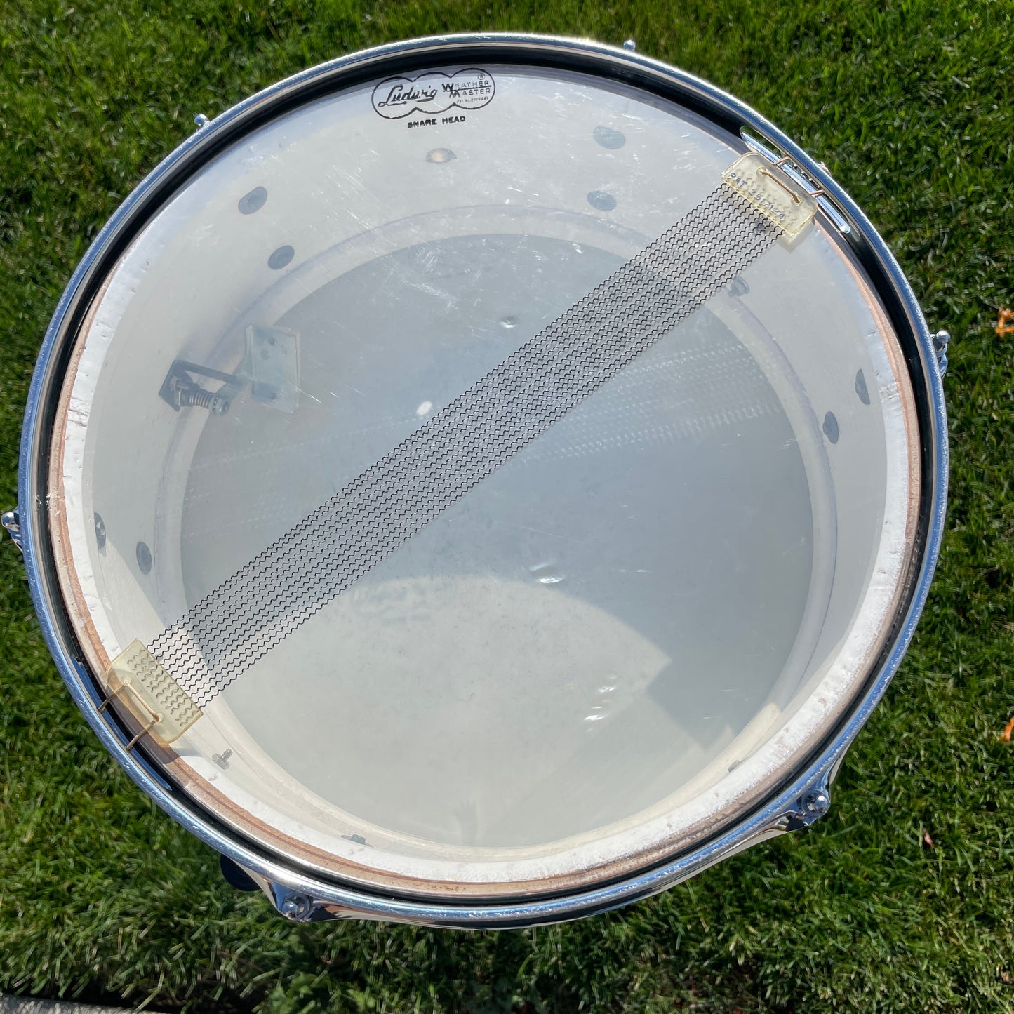 1960s Ludwig 5x14 Pioneer Snare Drum Oyster Blue Pearl