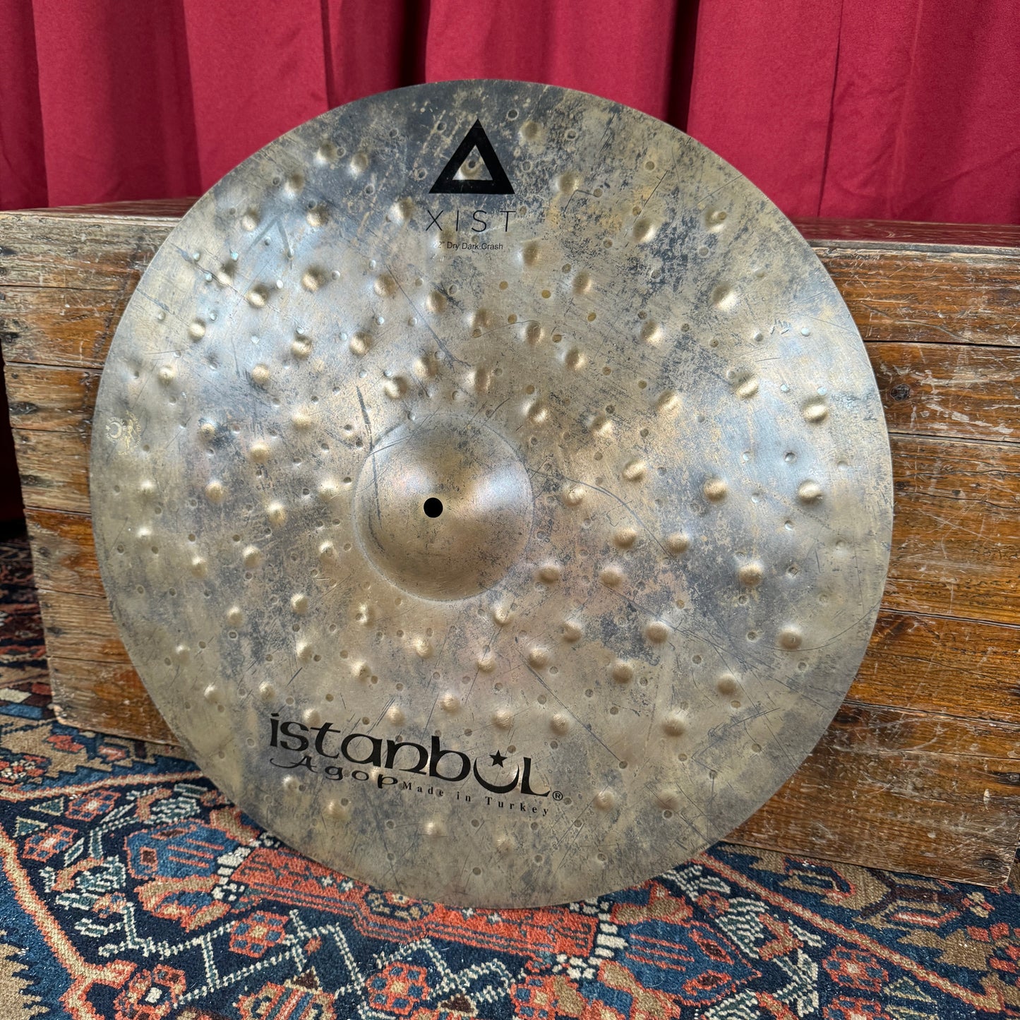 22" Istanbul Agop Xist Dry Dark Crash Cymbal 1788g *Video Demo*