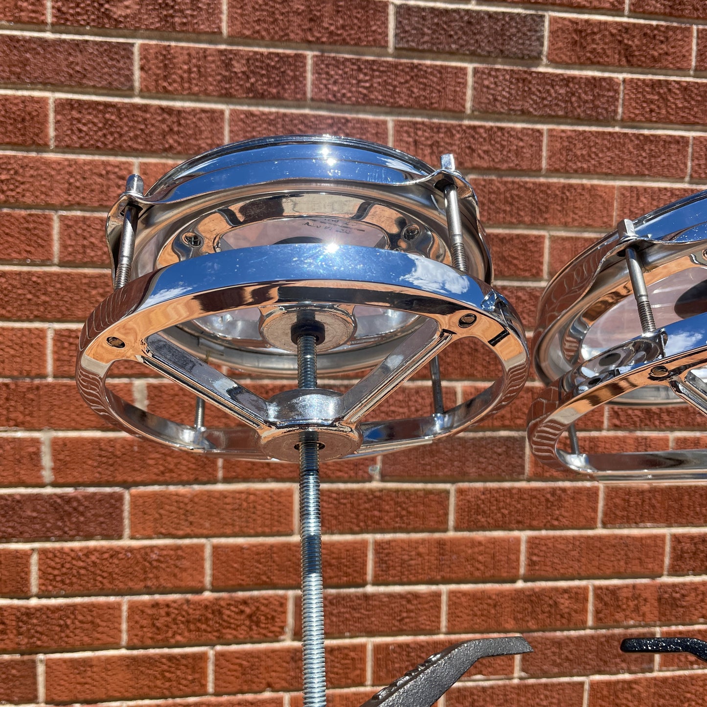 Remo / CB RotoTom 3pc Set 6/8/10 Chrome w/ Stand Roto Tom Drum
