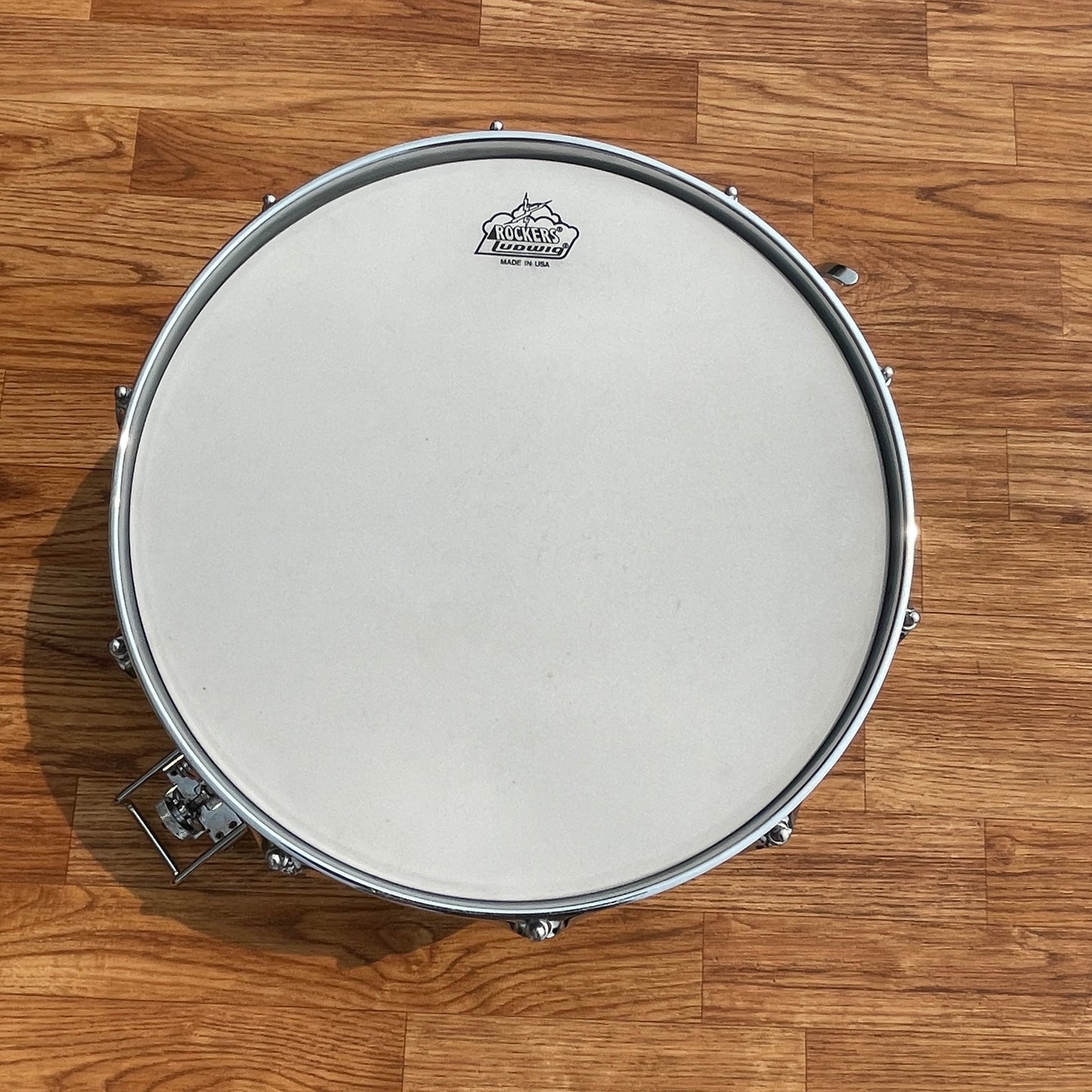 1970s Ludwig 6.5x14 Black Beauty Super Sensitive No. 419 Snare Drum