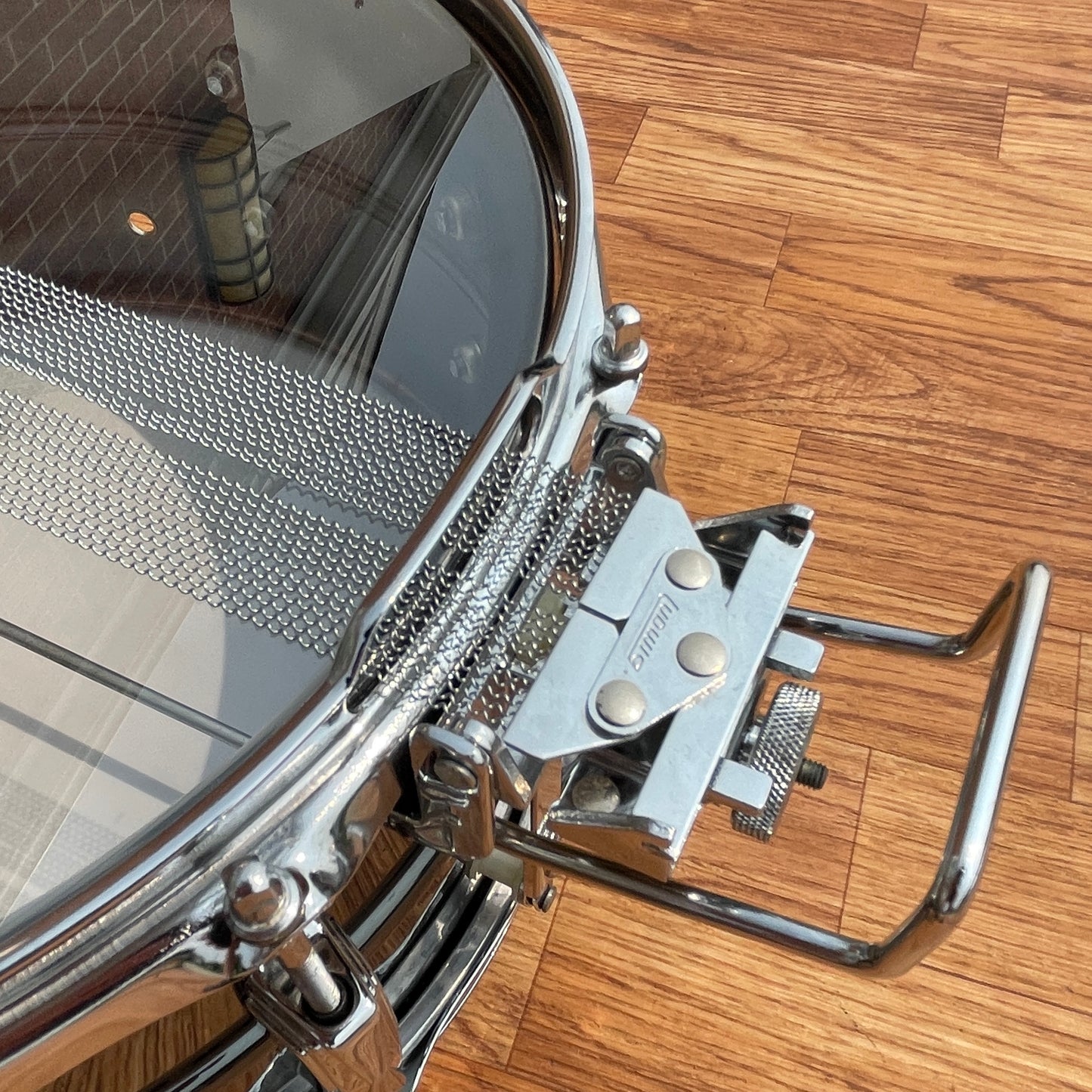 1970s Ludwig 6.5x14 Black Beauty Super Sensitive No. 419 Snare Drum