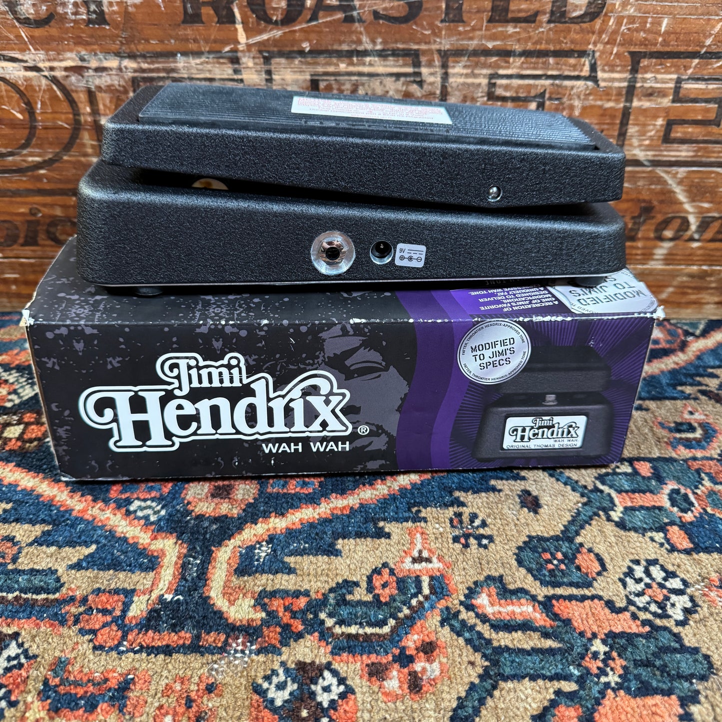 2000s Dunlop Jimi Hendrix JH-1 Wah Pedal w/ Original Box