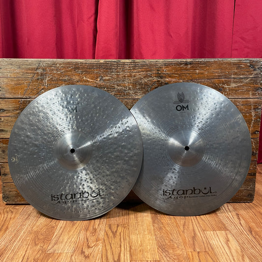 15" Istanbul Agop Om Cindy Blackman Santana Hi-Hat Cymbal Pair 984g/1142g *Video Demo*