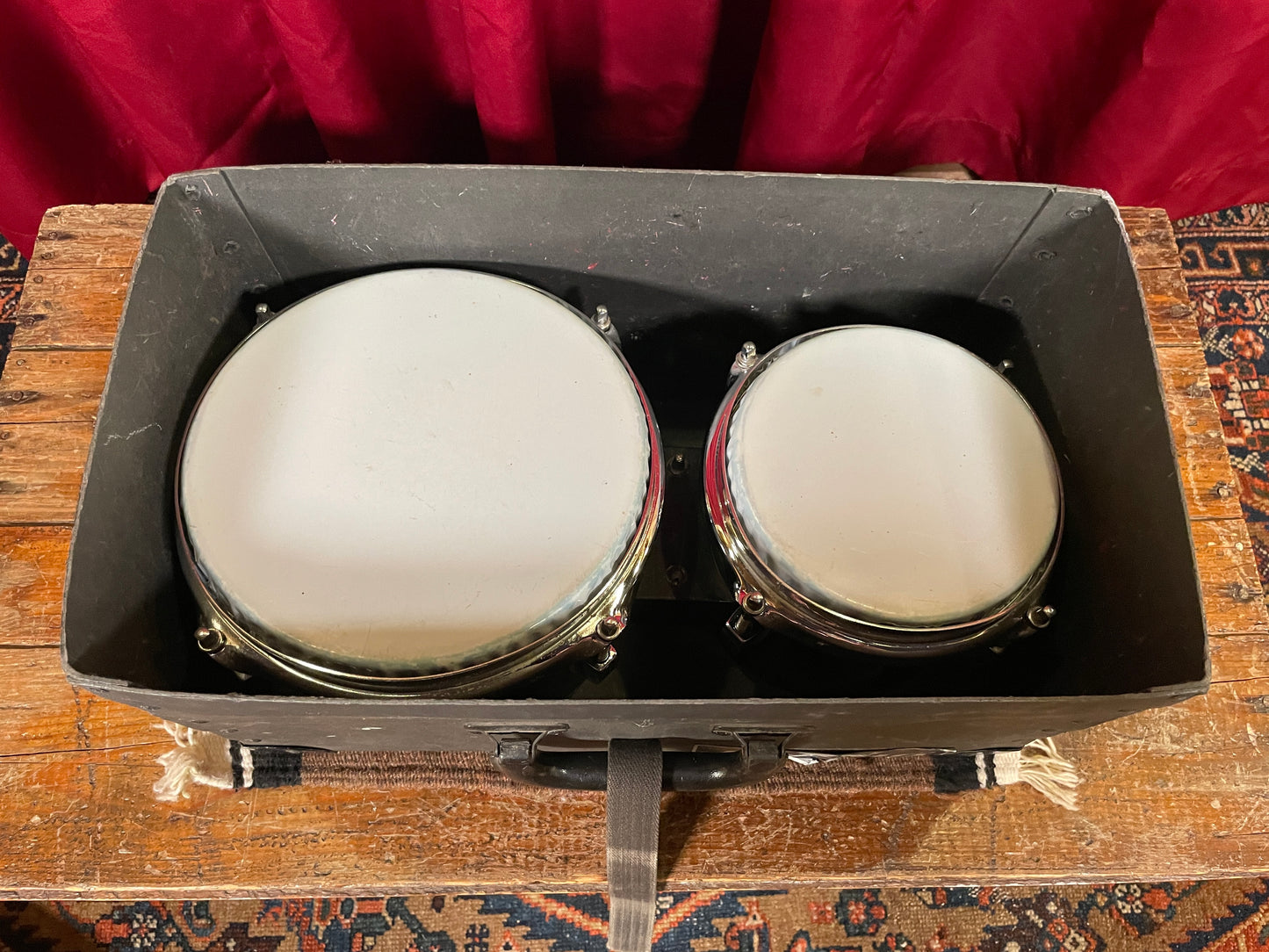 1970s Ludwig Special Fibre No. 8122 Bongo Drum Case