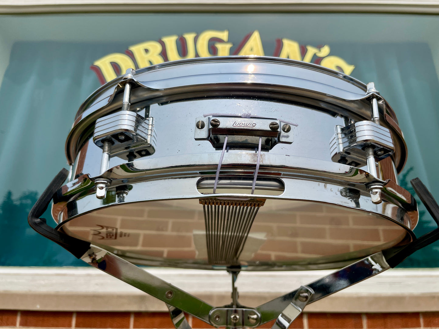 1970s Ludwig 3x13 No. 405 Piccolo Snare Drum Chrome