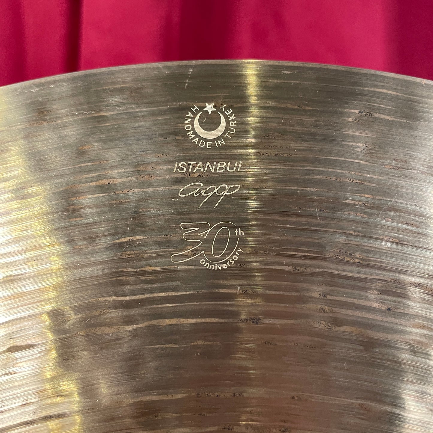 19" Istanbul Agop 30th Anniversary Crash Cymbal 1654g *Video Demo*