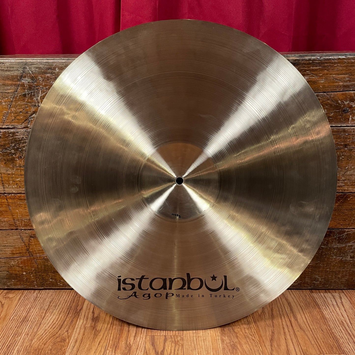 20" Istanbul Agop Xist Natural Crash Cymbal 1708g *Video Demo*