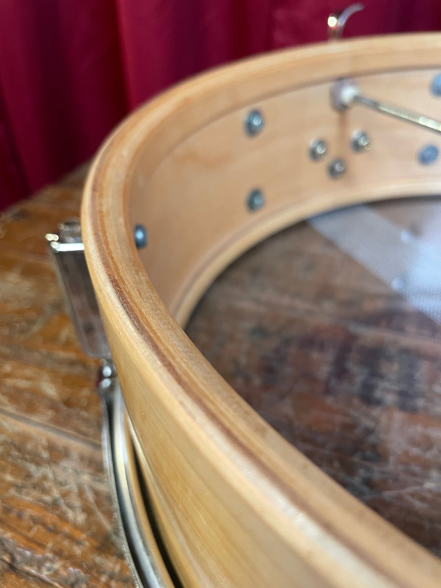 1977 Tama 1 of 1 Joe X. Dube Custom Imperialstar 4.5x15 Snare Drum Natural