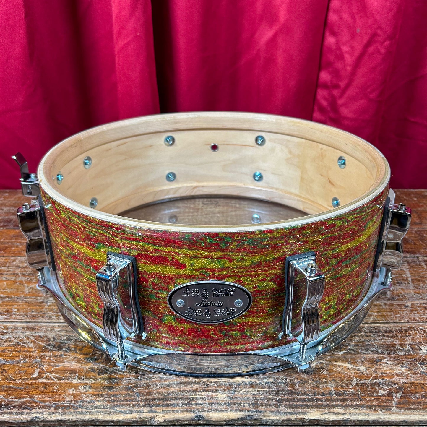 Ludwig Limited Edition Bun E. Carlos Snare Drum Citrus Mod #24 of 100