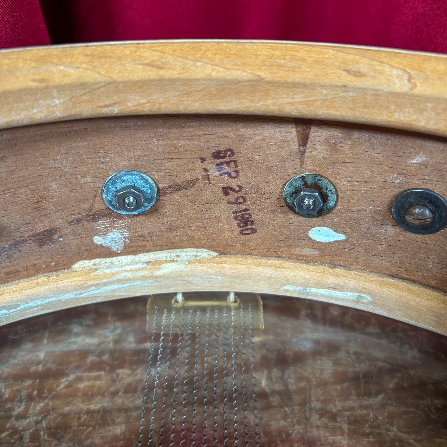 1960 Ludwig 3x13 Be-Bop Jazz Combo Trans Badge Snare Drum Baby Blue/Gold Duco