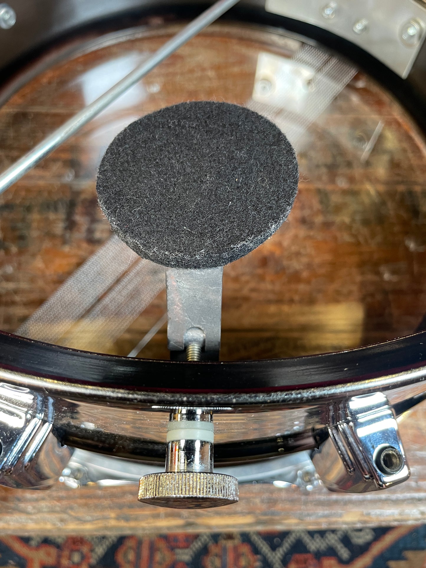 1970s Ludwig 6.5x14 Black Beauty Super Sensitive No. 419 Snare Drum