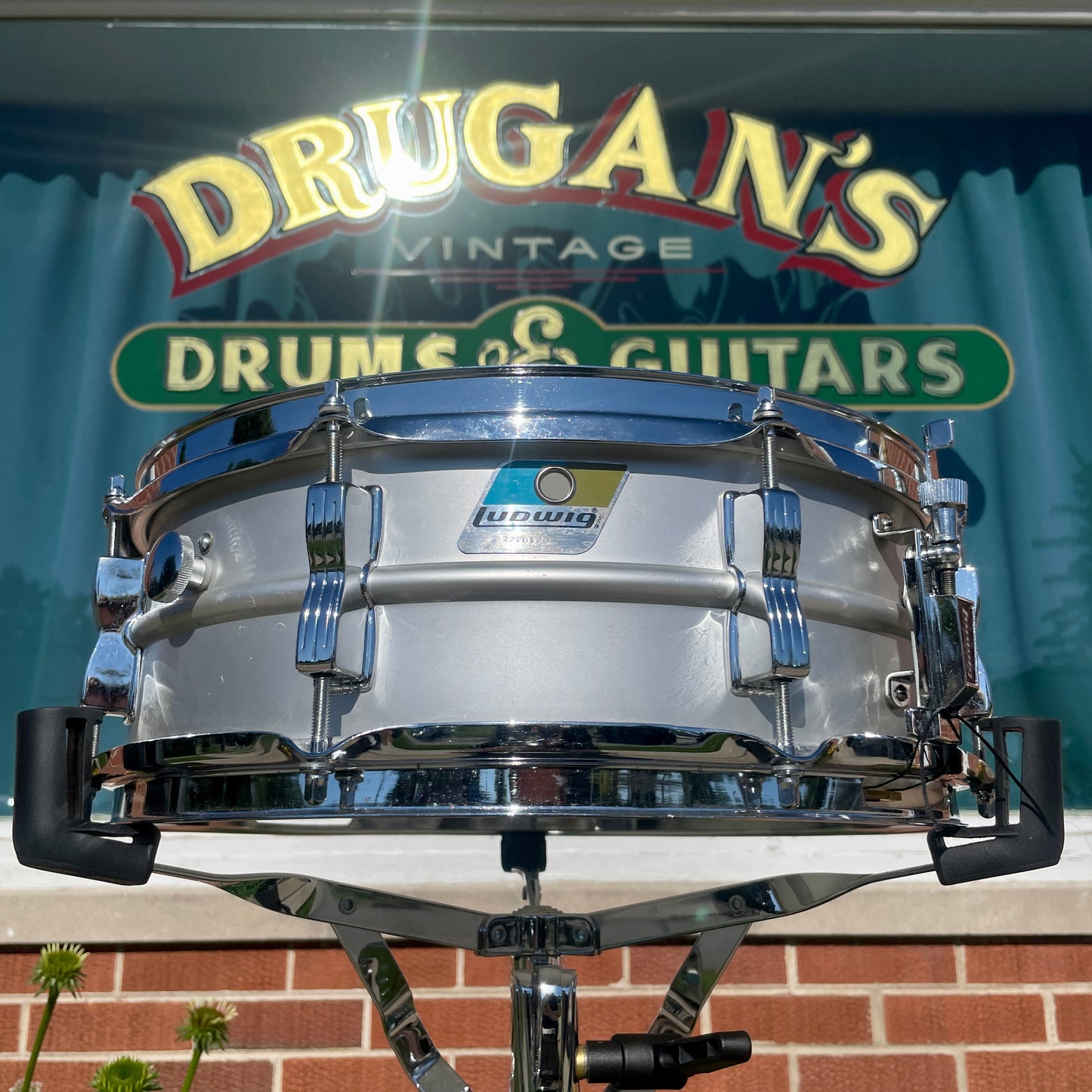 1970s-1980s Ludwig 5x14 Acrolite No. 404 Snare Drum