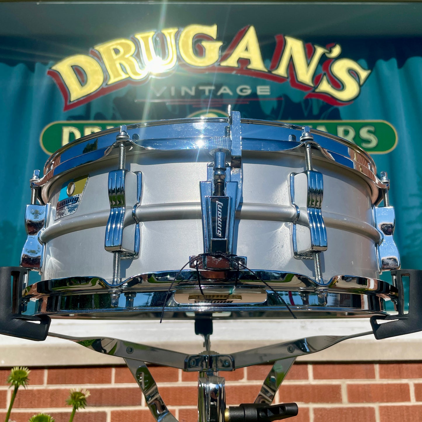 1970s-1980s Ludwig 5x14 Acrolite No. 404 Snare Drum