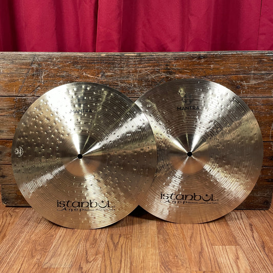 15" Istanbul Agop Mantra Cindy Blackman Santana Hi-Hat Cymbal Pair 958g/1164g *Video Demo*