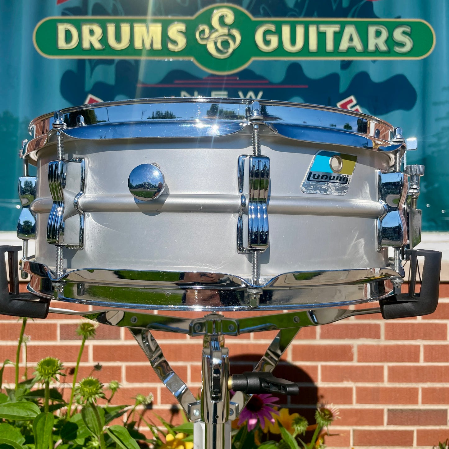 1970s-1980s Ludwig 5x14 Acrolite No. 404 Snare Drum