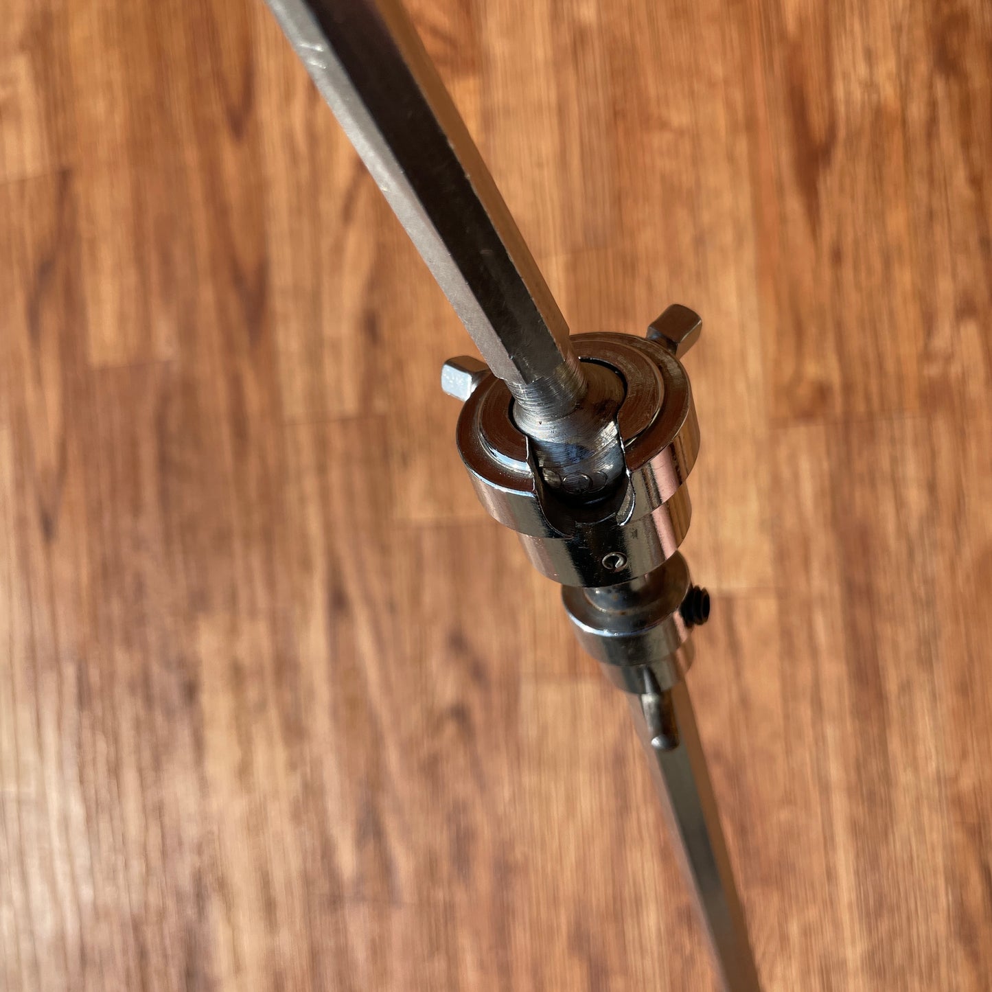 1960s Rogers 18" Hex Cymbal Holder w/ No. 325R Swiv-O-Matic Extension Cymbal Arm