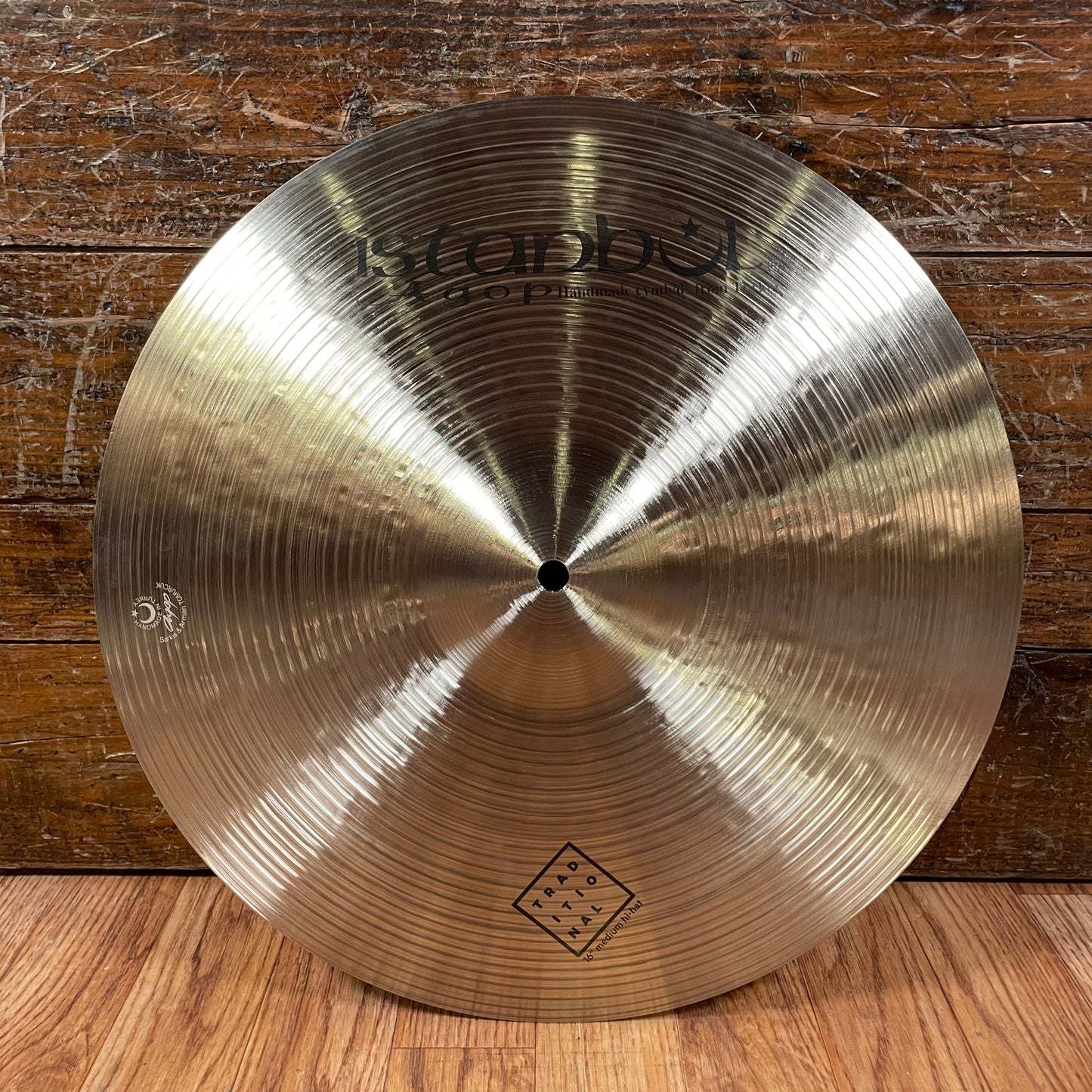 16" Istanbul Agop Traditional Medium Hi-Hat Cymbal Pair 1202g/1402g *Video Demo*