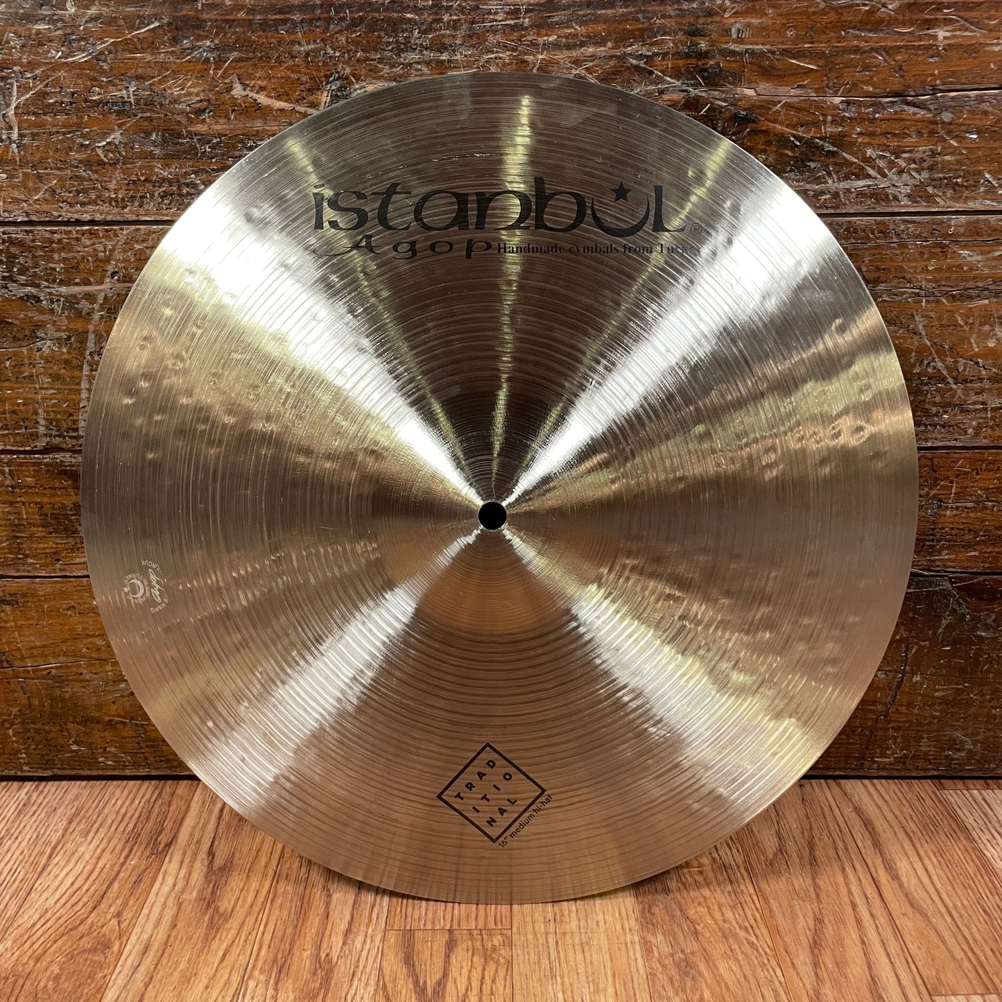 16" Istanbul Agop Traditional Medium Hi-Hat Cymbal Pair 1202g/1402g *Video Demo*