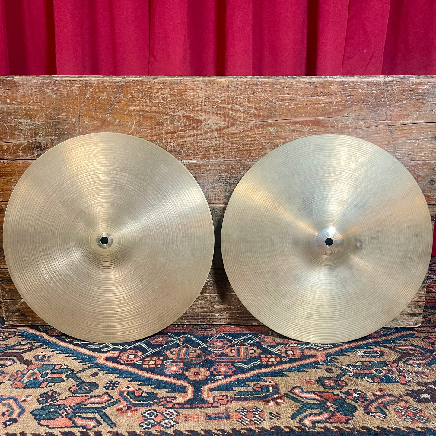 14" Zildjian A 1960s New Beat Hi-Hat Cymbal Pair 882g/1294g *Video Demo*