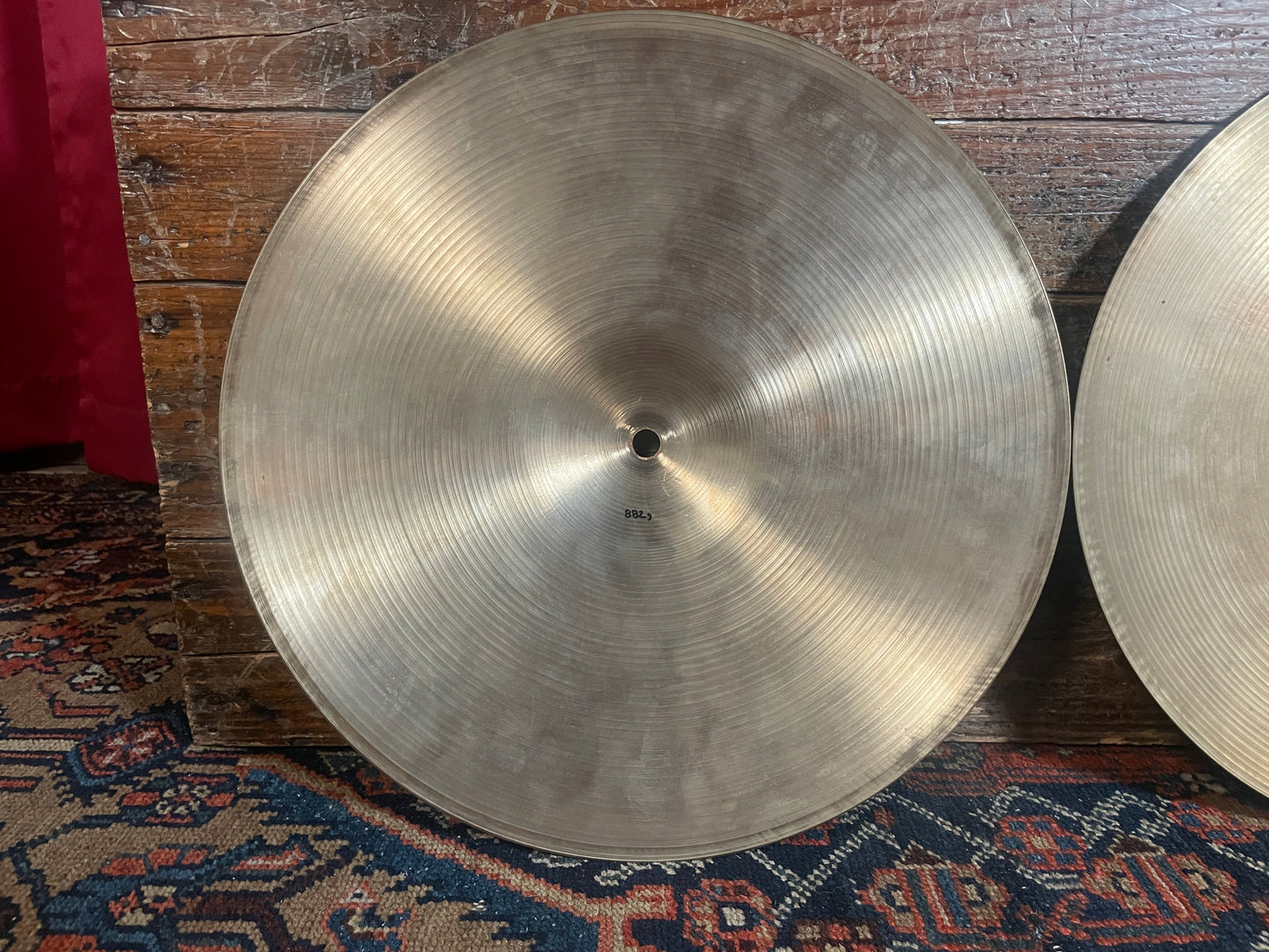 14" Zildjian A 1960s New Beat Hi-Hat Cymbal Pair 882g/1294g *Video Demo*