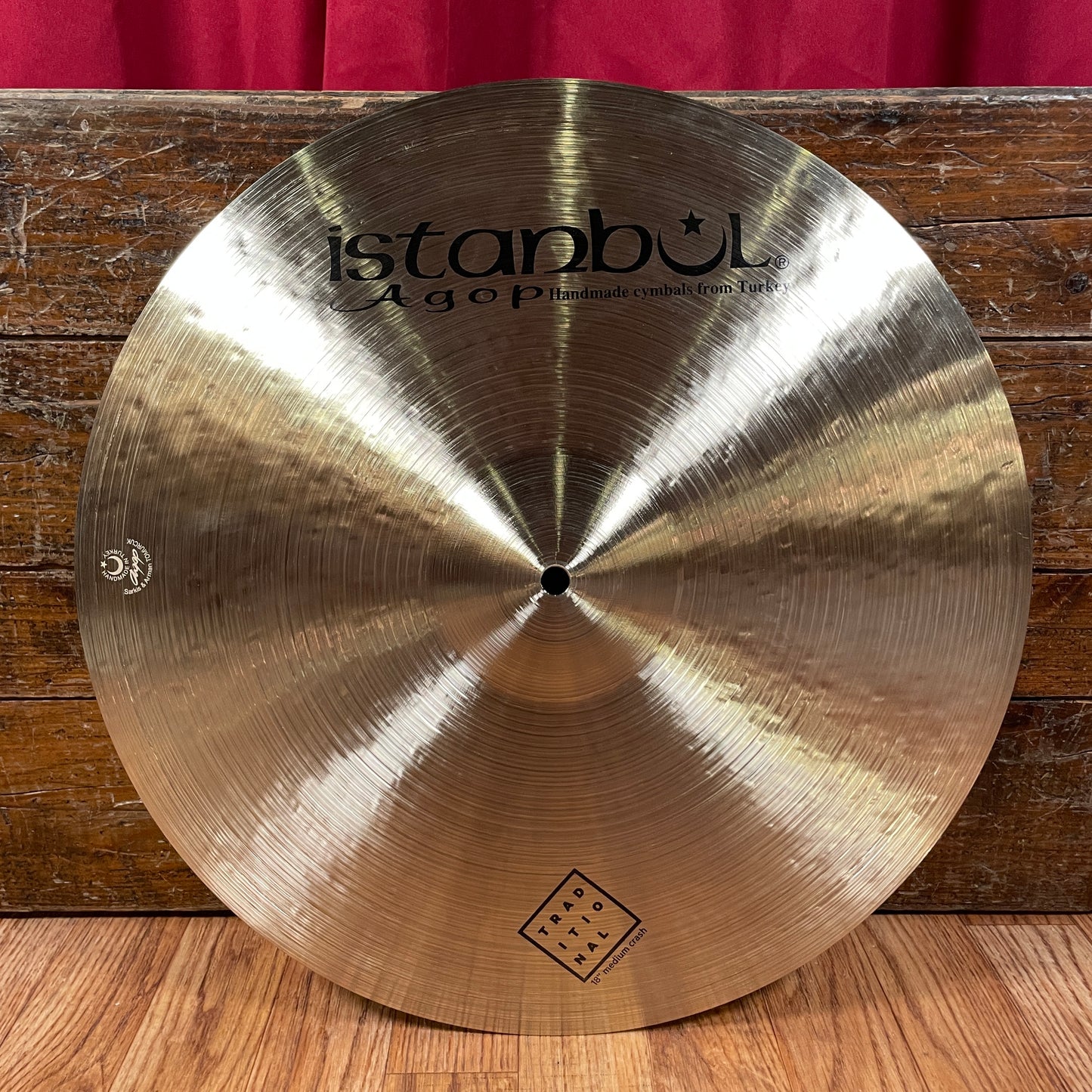 18" Istanbul Agop Traditional Medium Crash Cymbal 1572g *Video Demo*