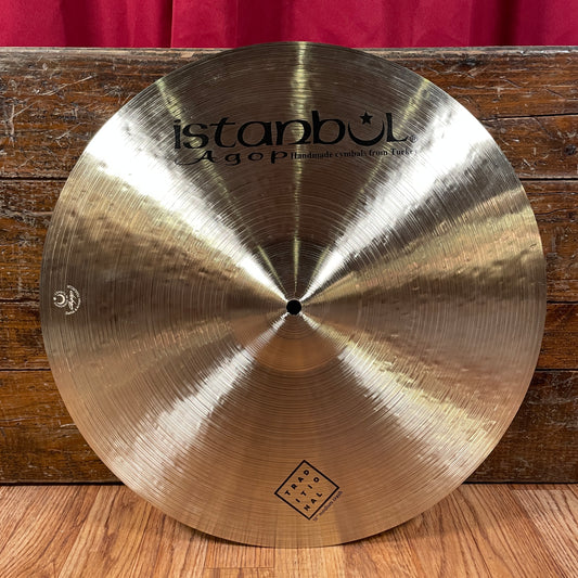 18" Istanbul Agop Traditional Medium Crash Cymbal 1572g *Video Demo*