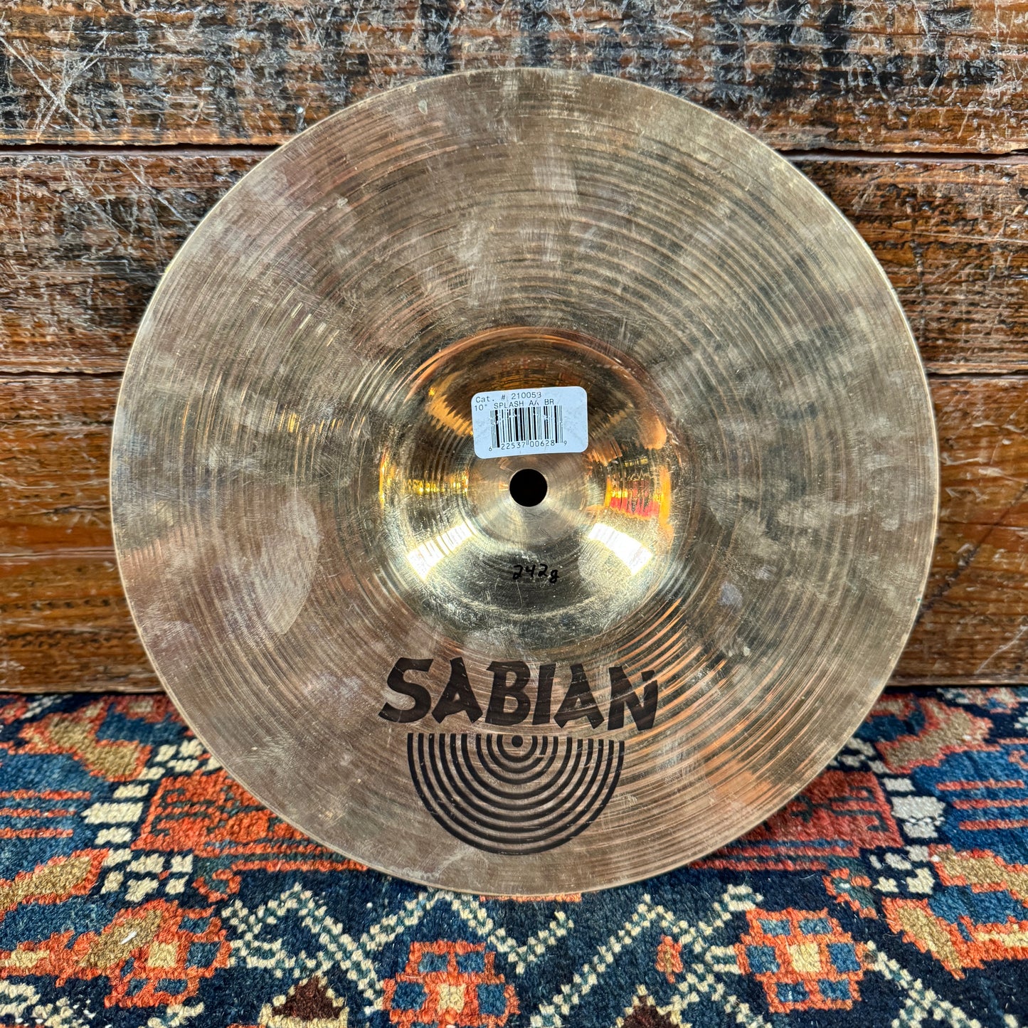 10" Sabian AA Splash Cymbal 242g Brilliant *Video Demo*