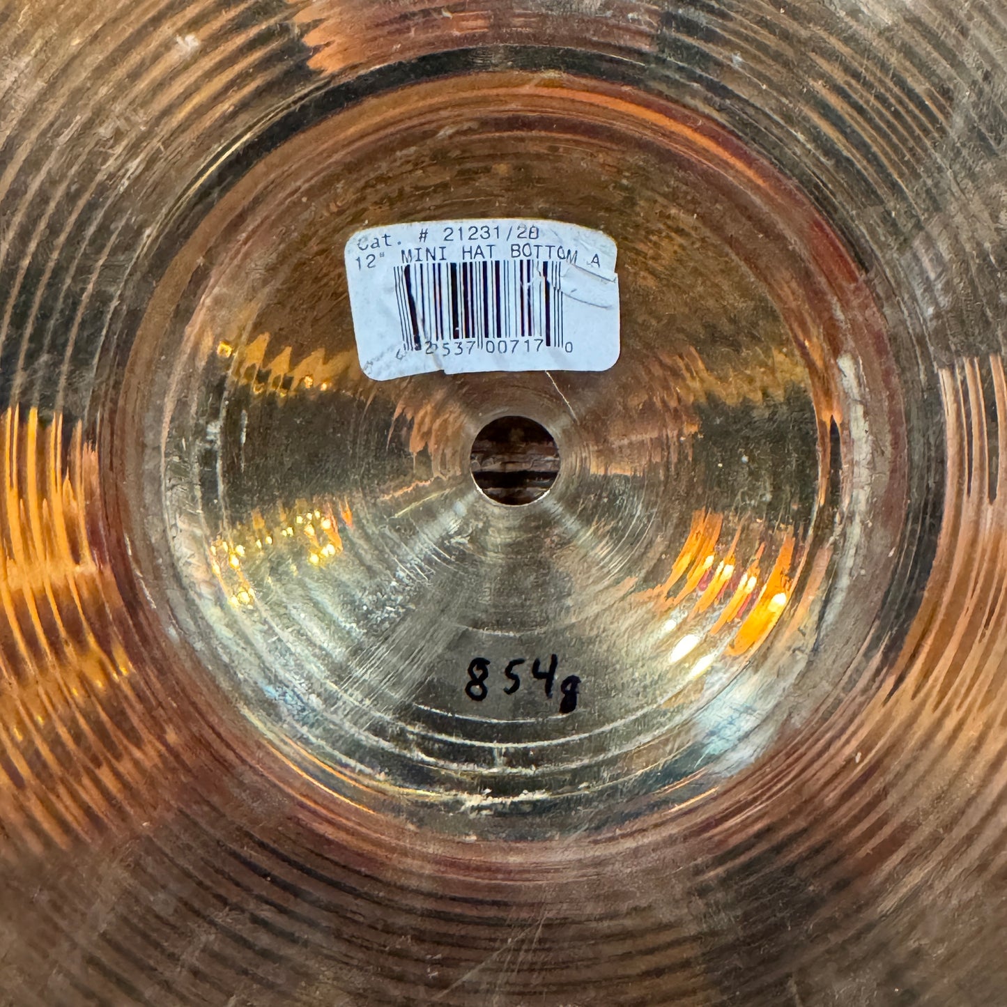 12" Sabian AA Mini Hats Hi-Hat Cymbal Pair 756g/854g *Video Demo*