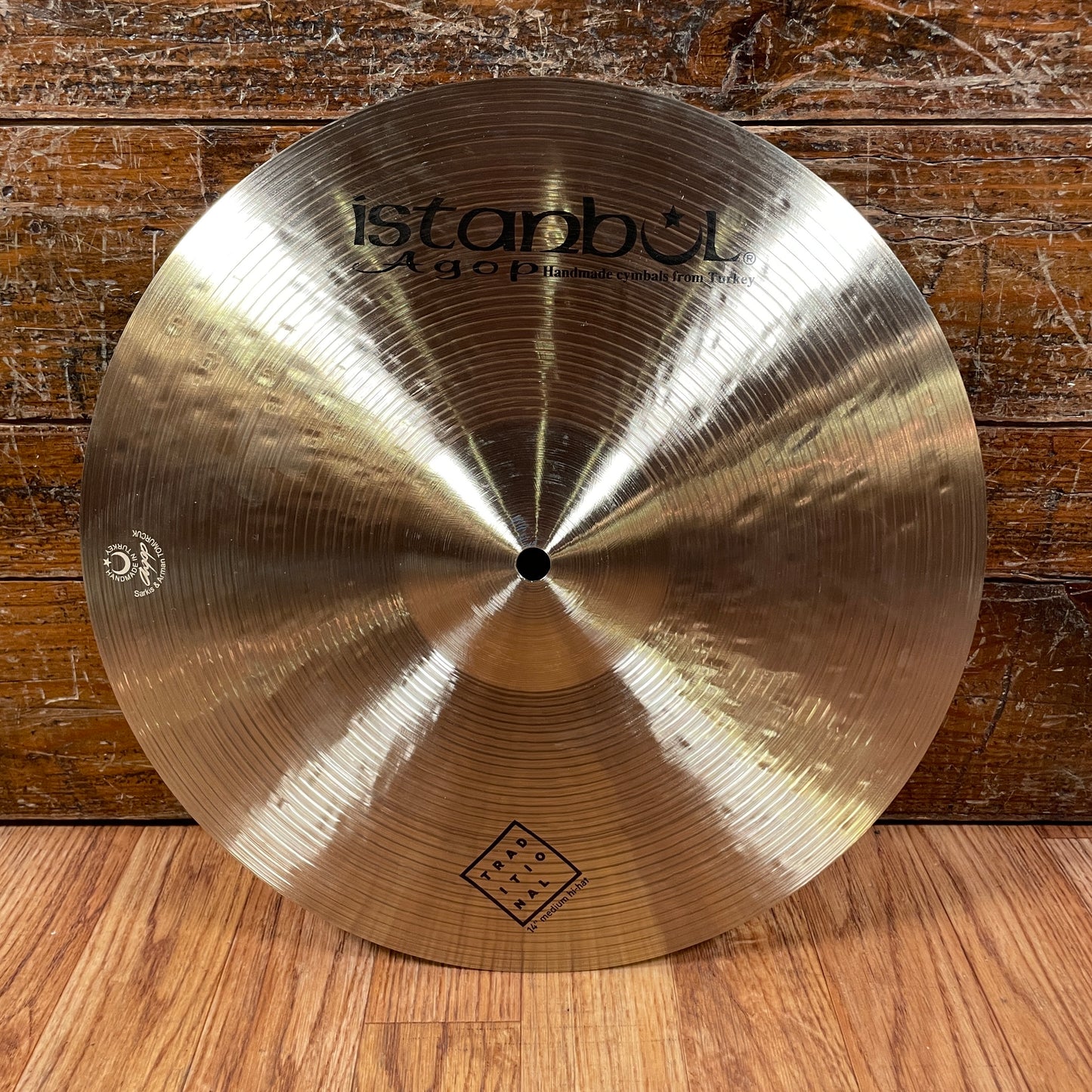 14" Istanbul Agop Traditional Medium Hi-Hat Cymbal Pair 1004g/1192g *Video Demo*