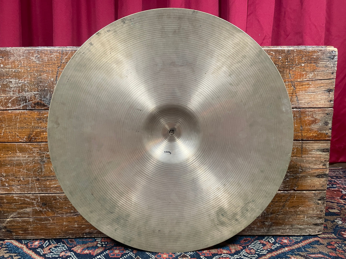 20" Paiste Formula 602 Pre-Serial 1960s Ride Cymbal 2374g *Video Demo*