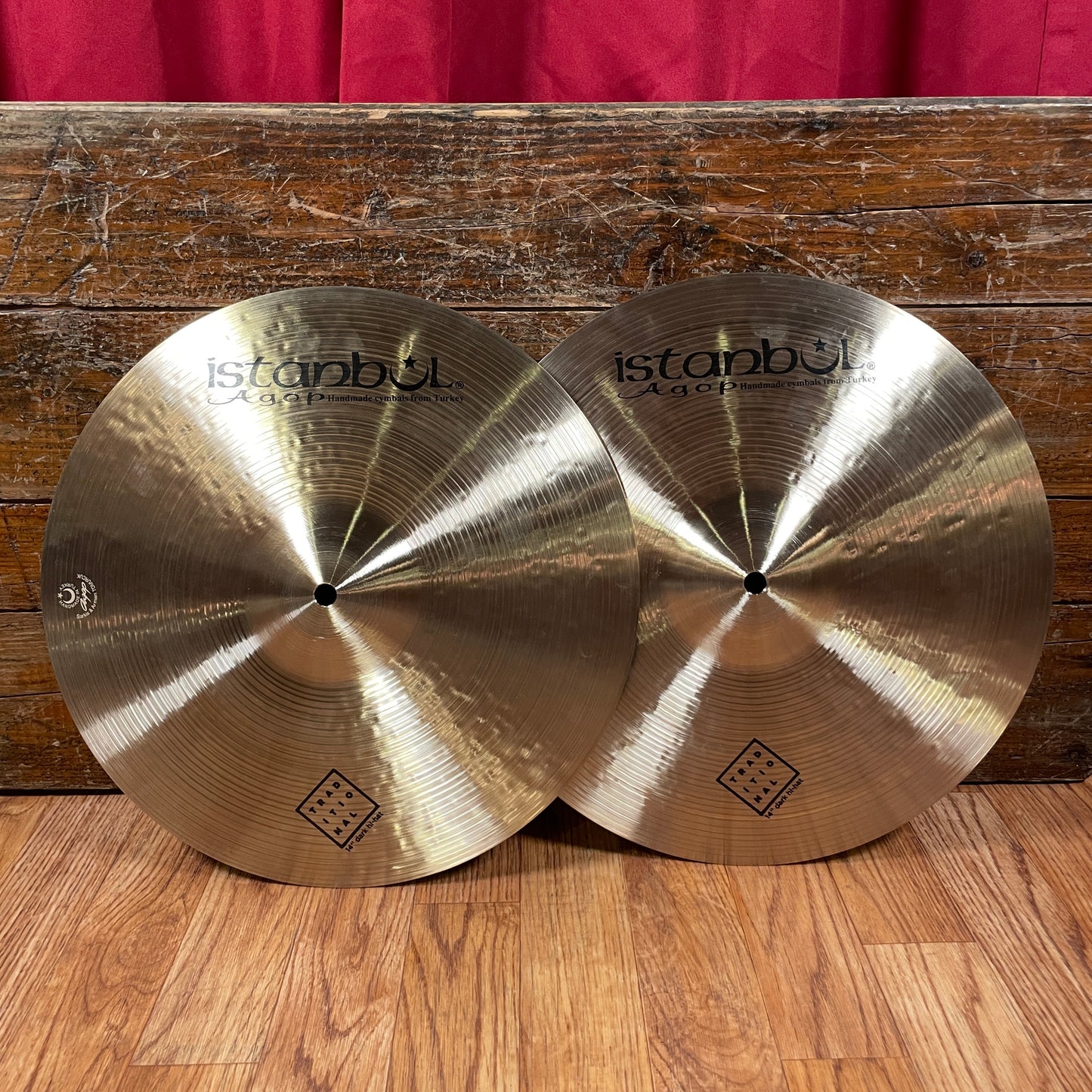 14" Istanbul Agop Traditional Dark Hi-Hat Cymbal Pair 942g/1088g *Video Demo*