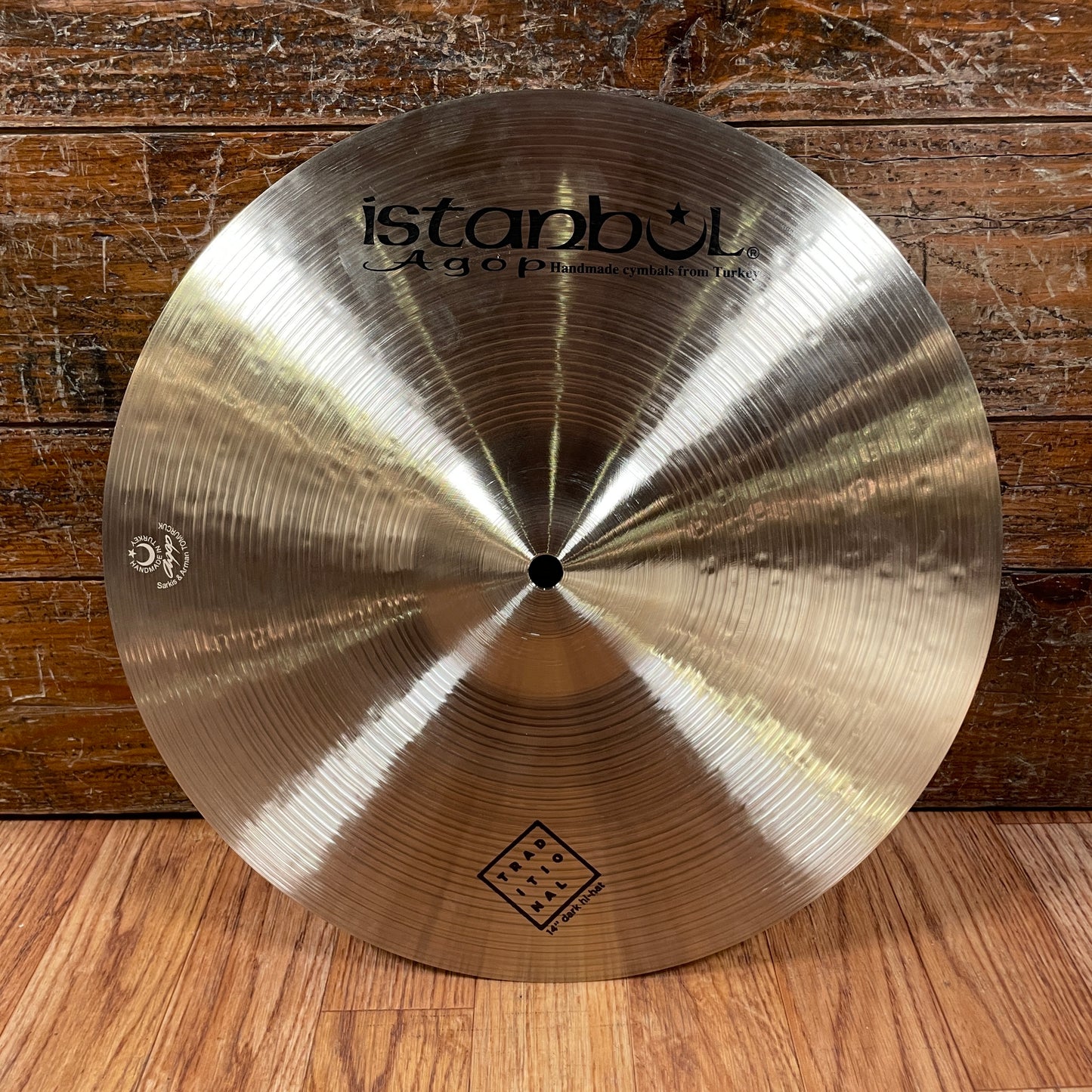 14" Istanbul Agop Traditional Dark Hi-Hat Cymbal Pair 942g/1088g *Video Demo*