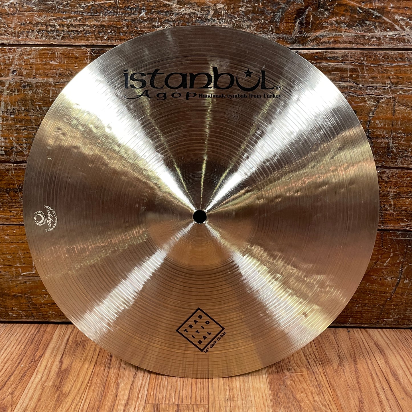 14" Istanbul Agop Traditional Dark Hi-Hat Cymbal Pair 942g/1088g *Video Demo*